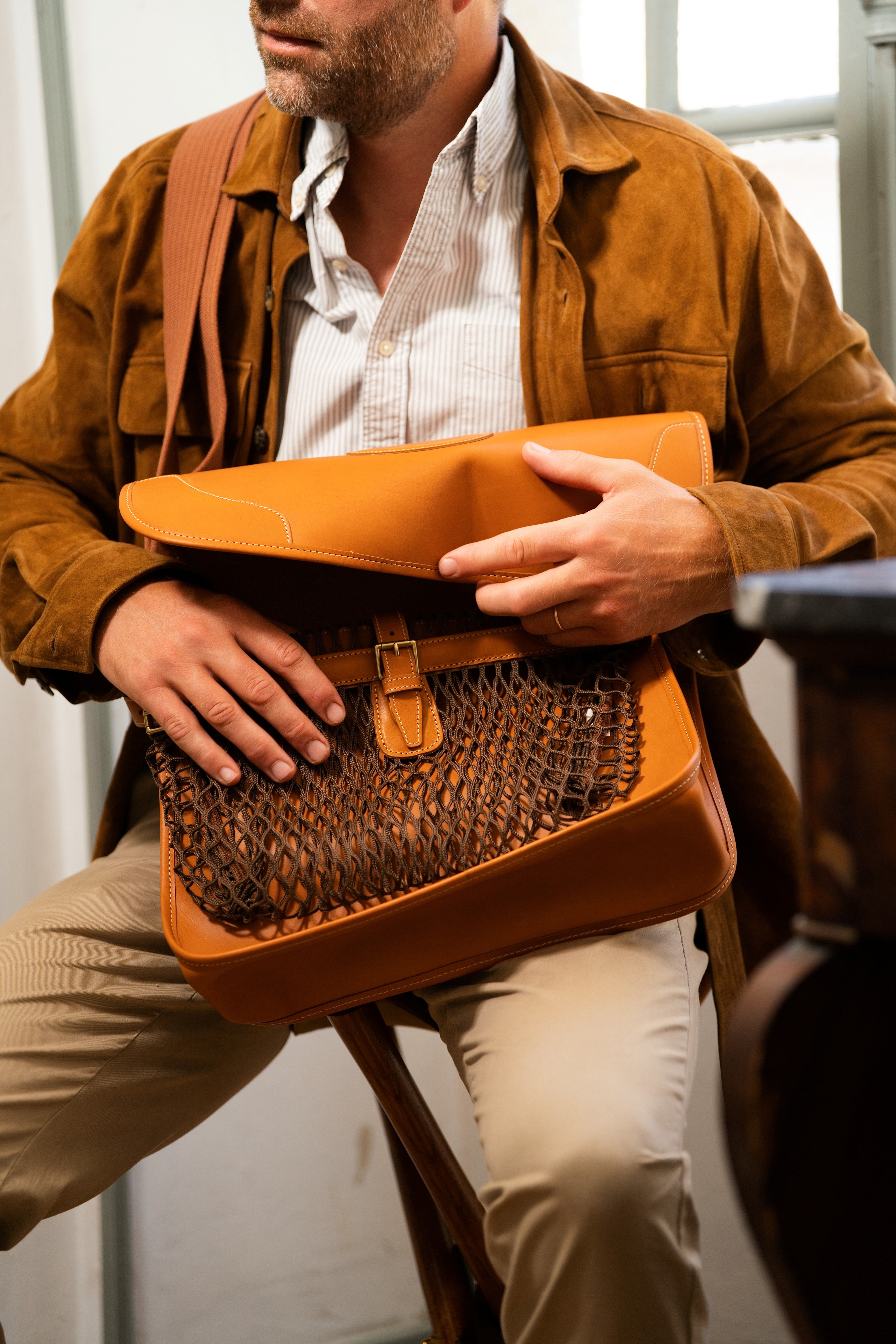 Sac carnier avec filet