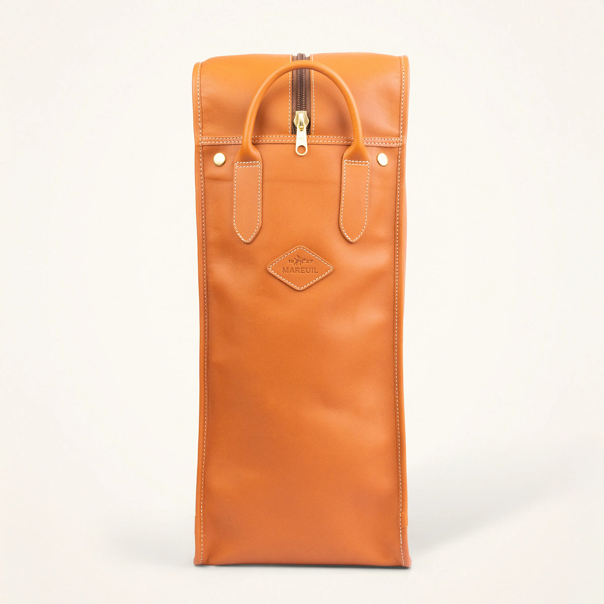 Leather boot bag