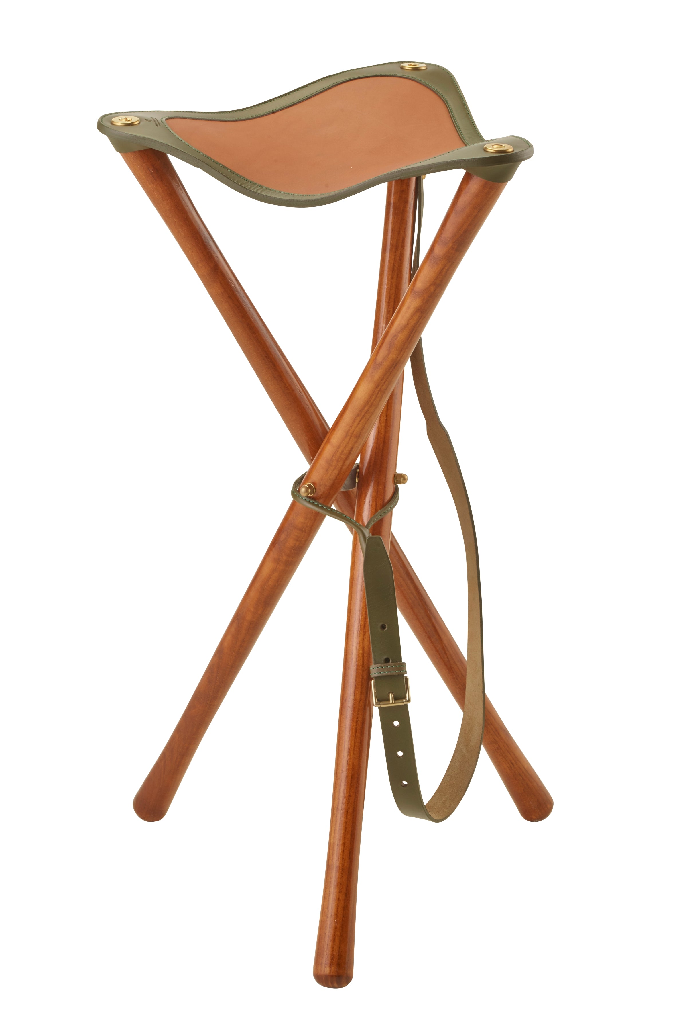 Trépied en cuir