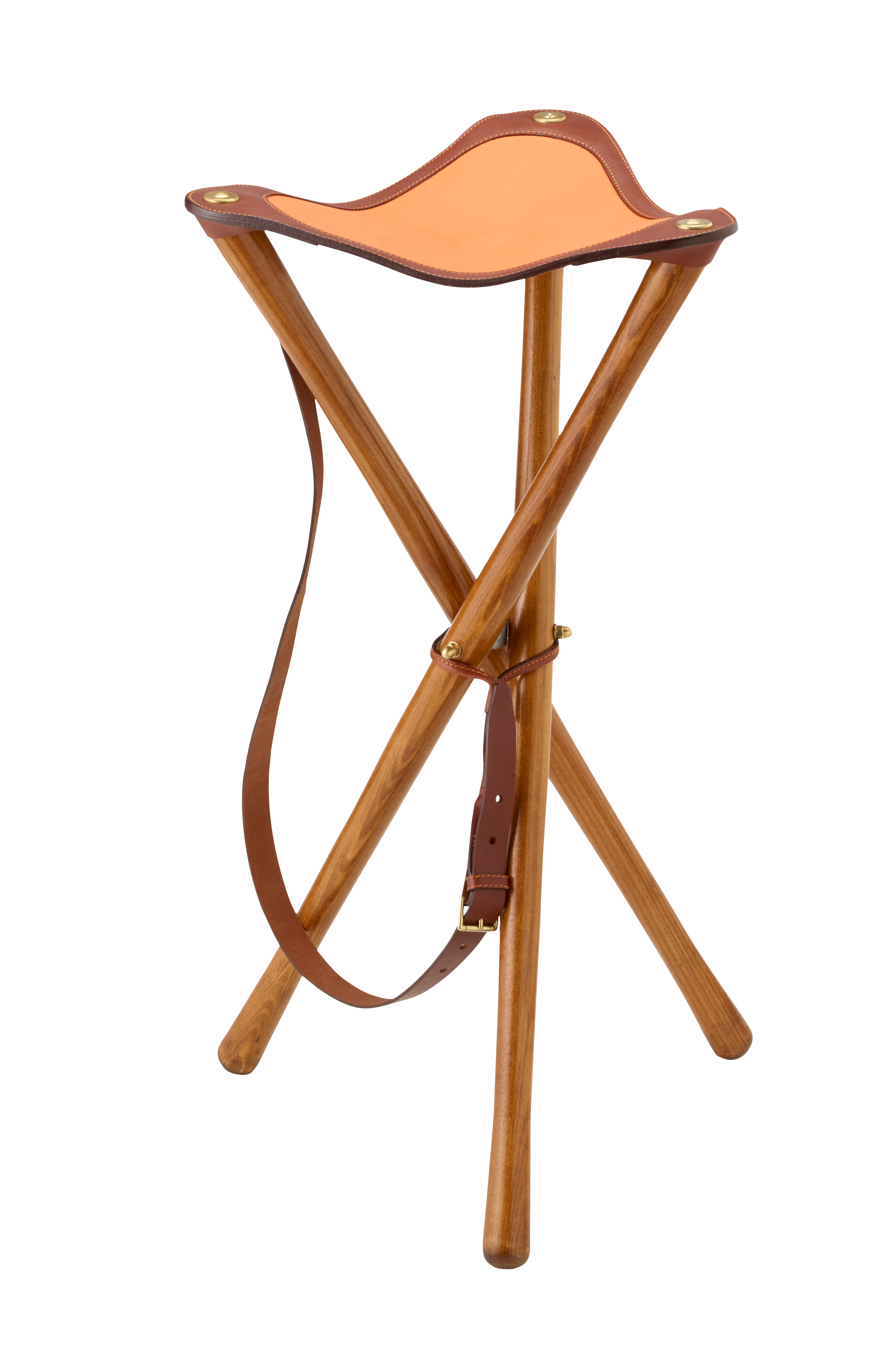 Trépied en cuir