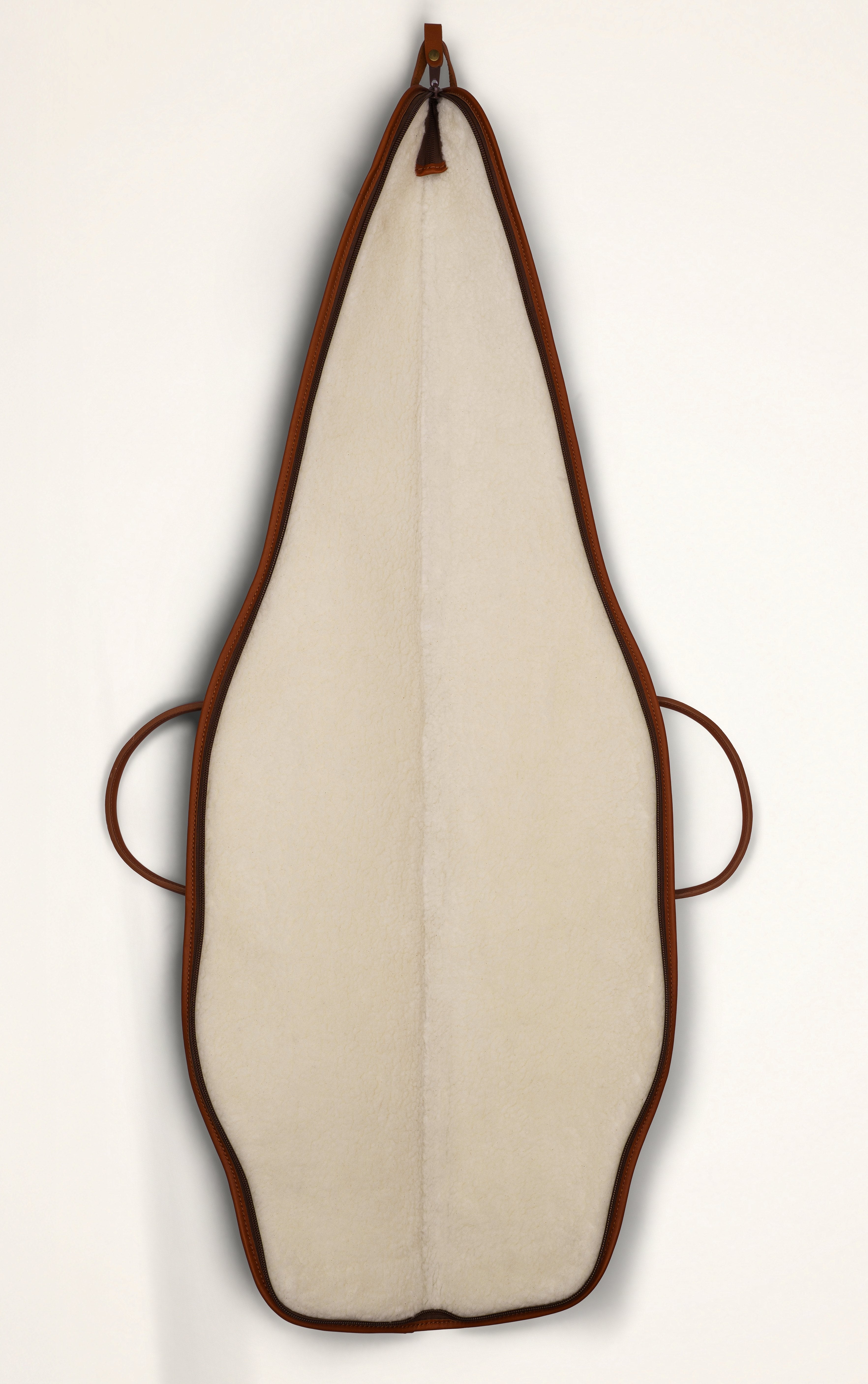 Fourreau carabine cuir avec attache trépied doublé avec fermeture éclair pour lunette montée