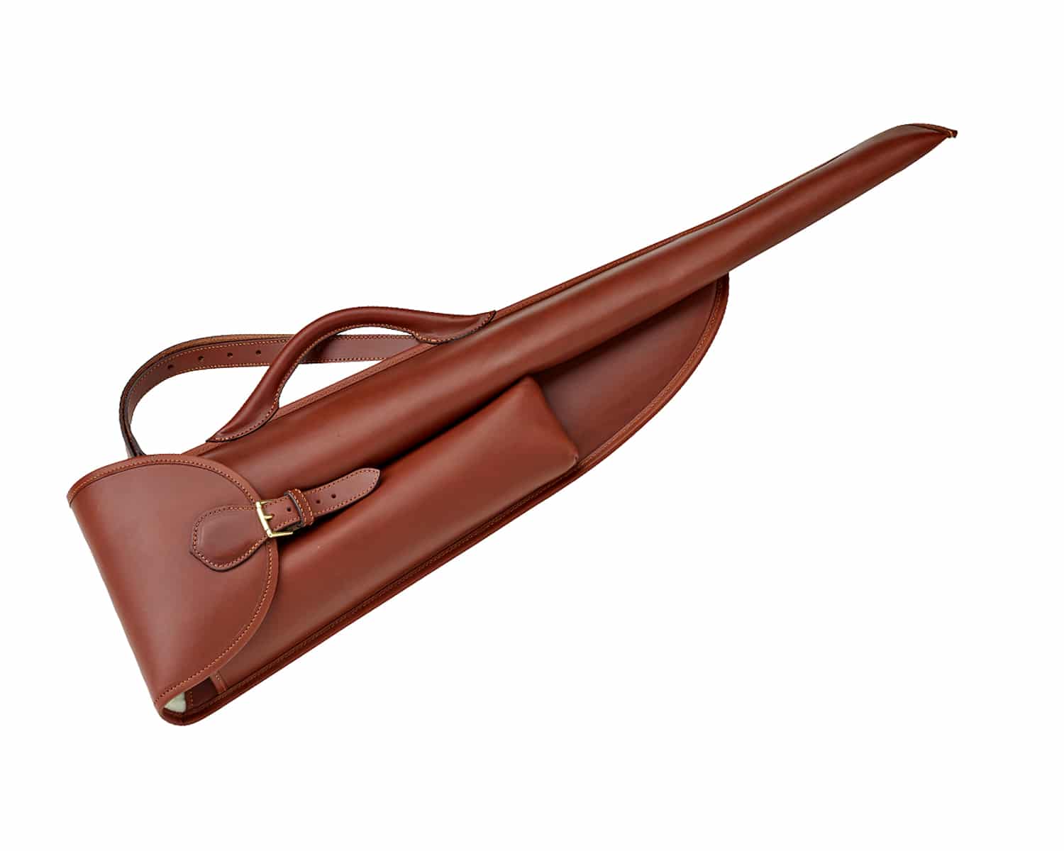 Fourreau fusil démonté toile ou cuir embout plat doublé