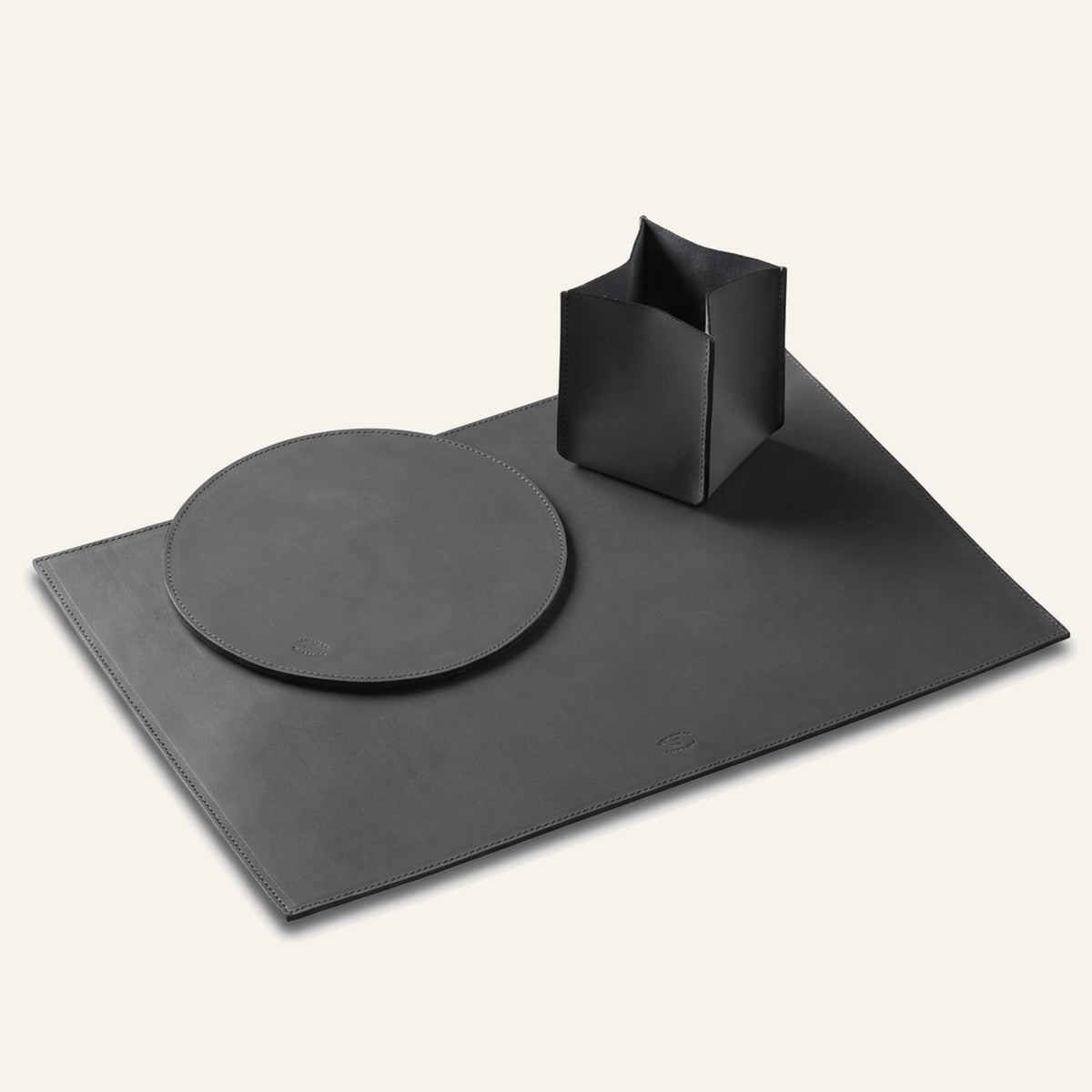 Cuir lisse Antique Noir