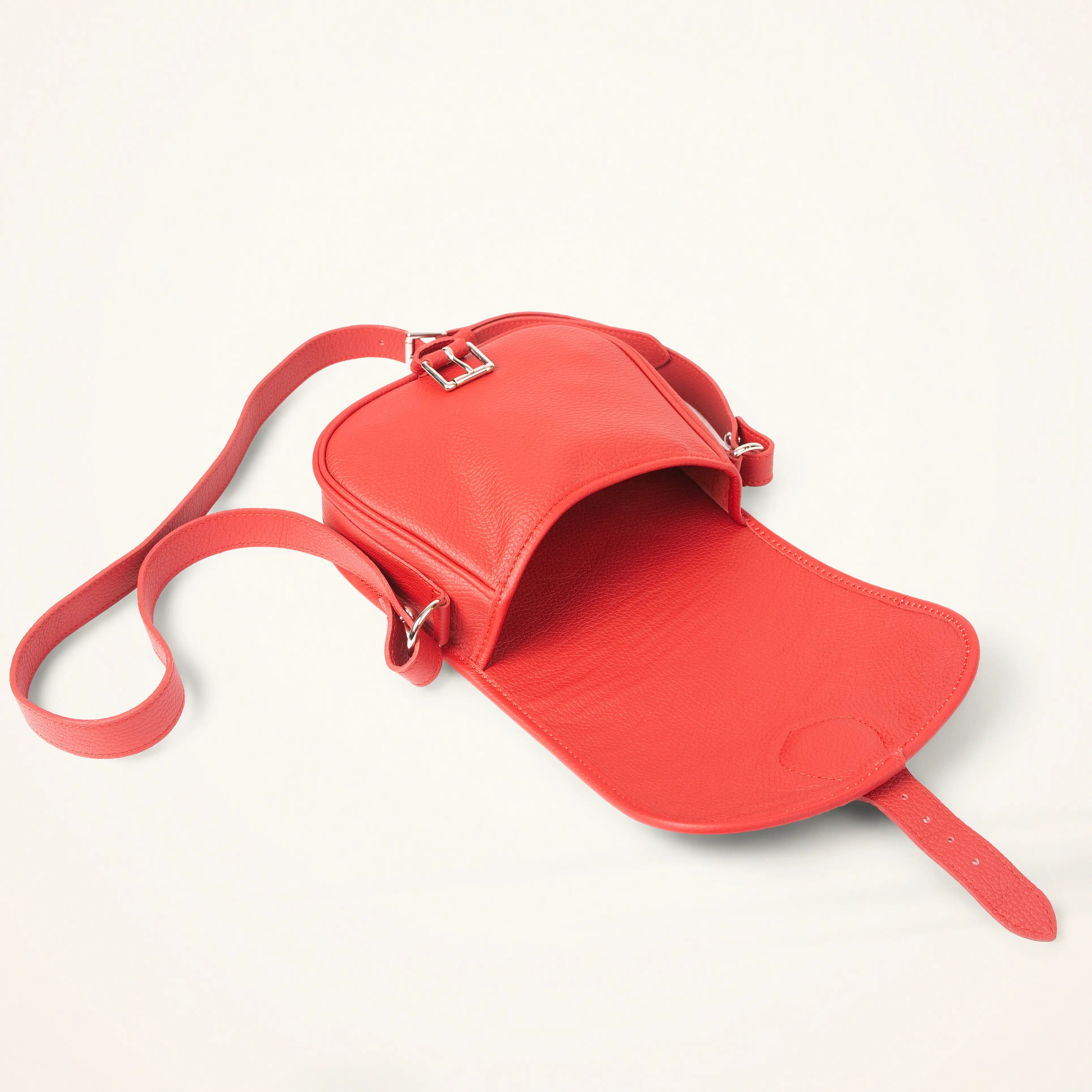 Violette leather handbag