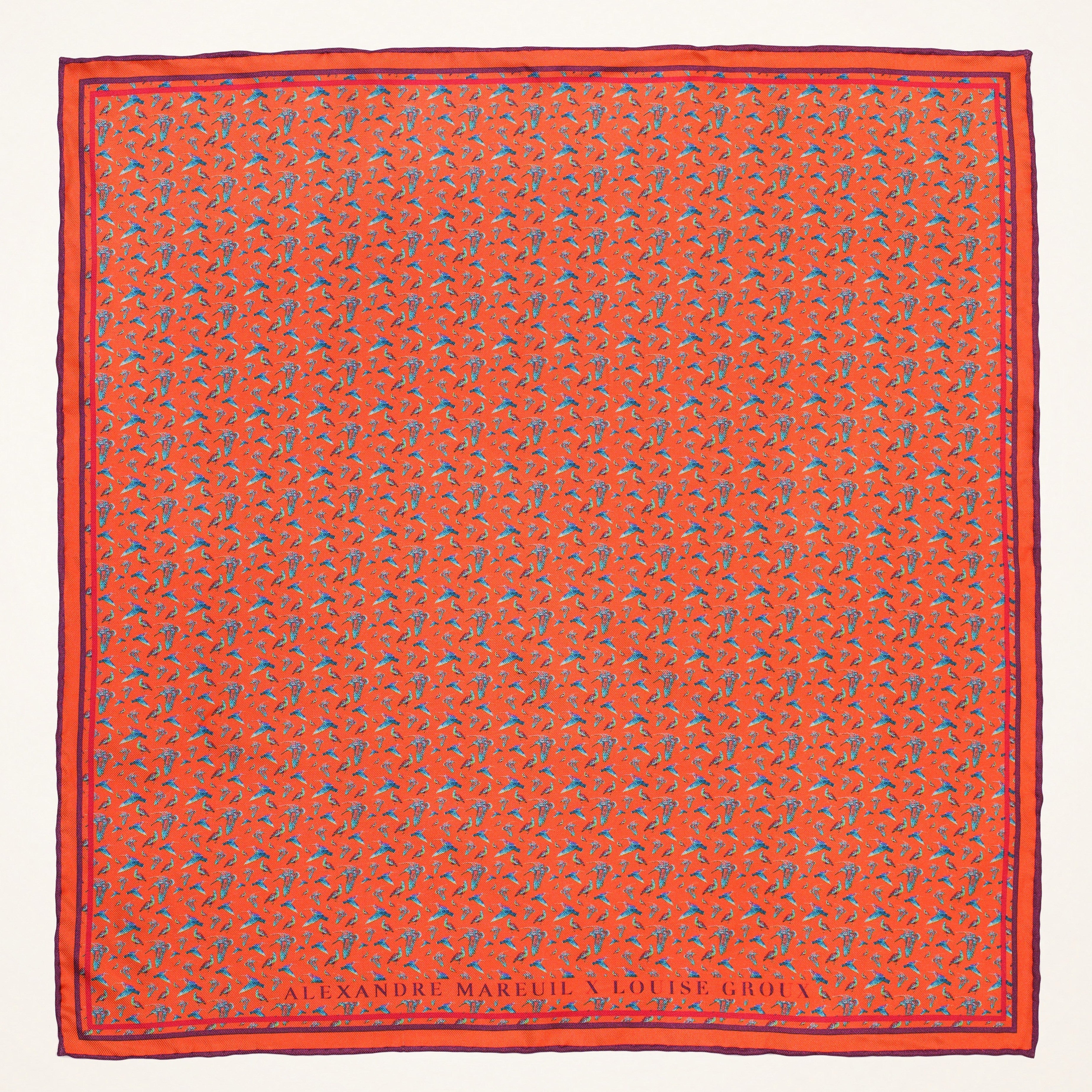 Foulard soie carré 40 cm