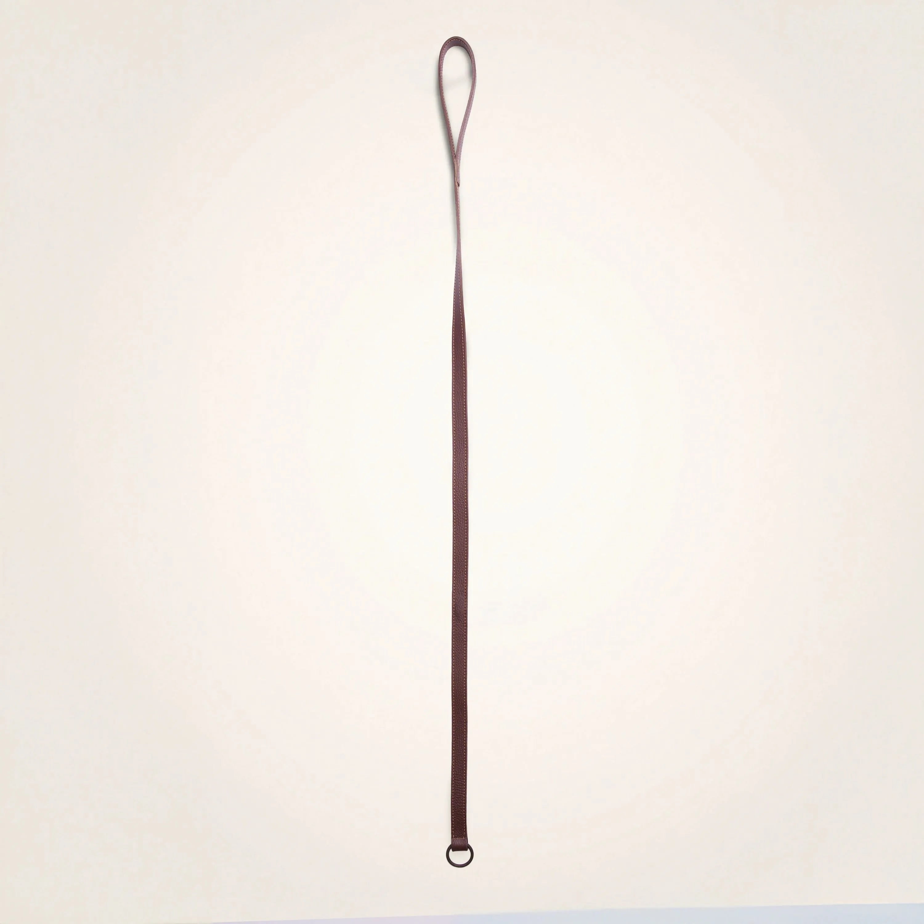 Correa de cuero de 95 cm con mosquetón