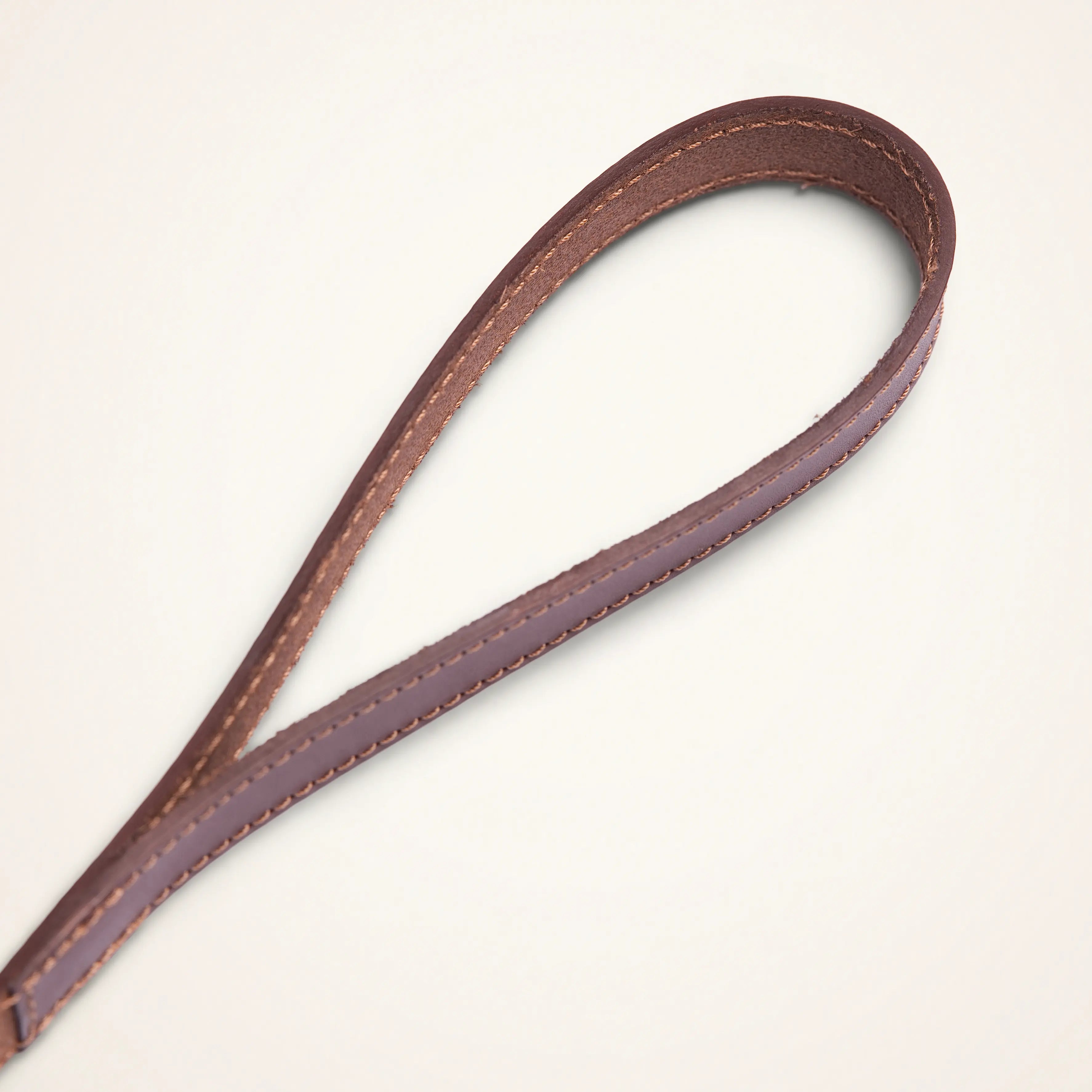 Correa de cuero de 95 cm con mosquetón