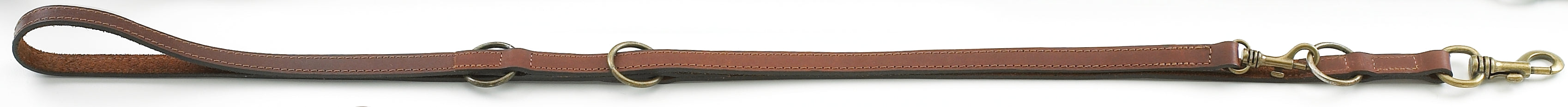 Laisse cuir 3 longueurs