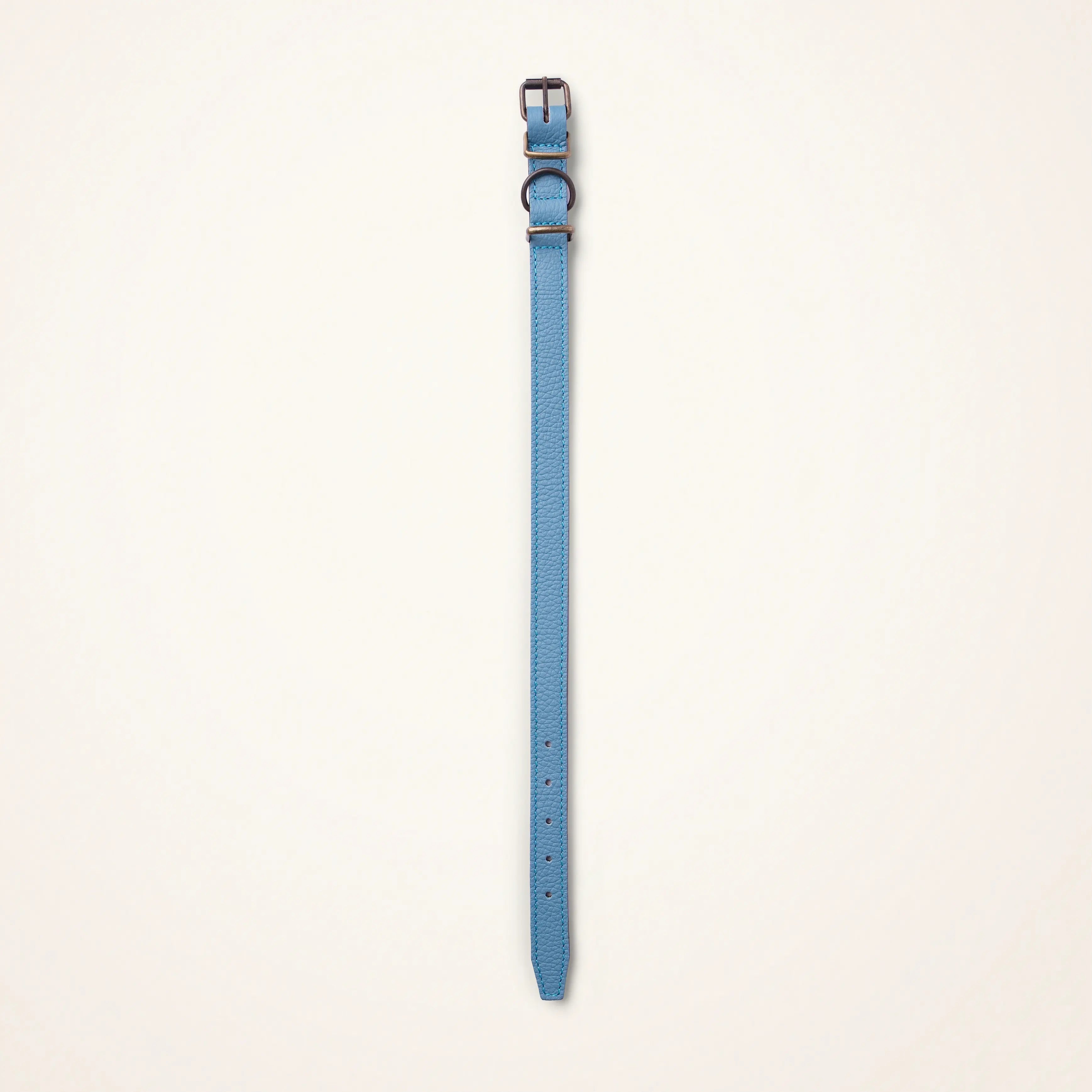 Leather-lined dog collar 30 cm