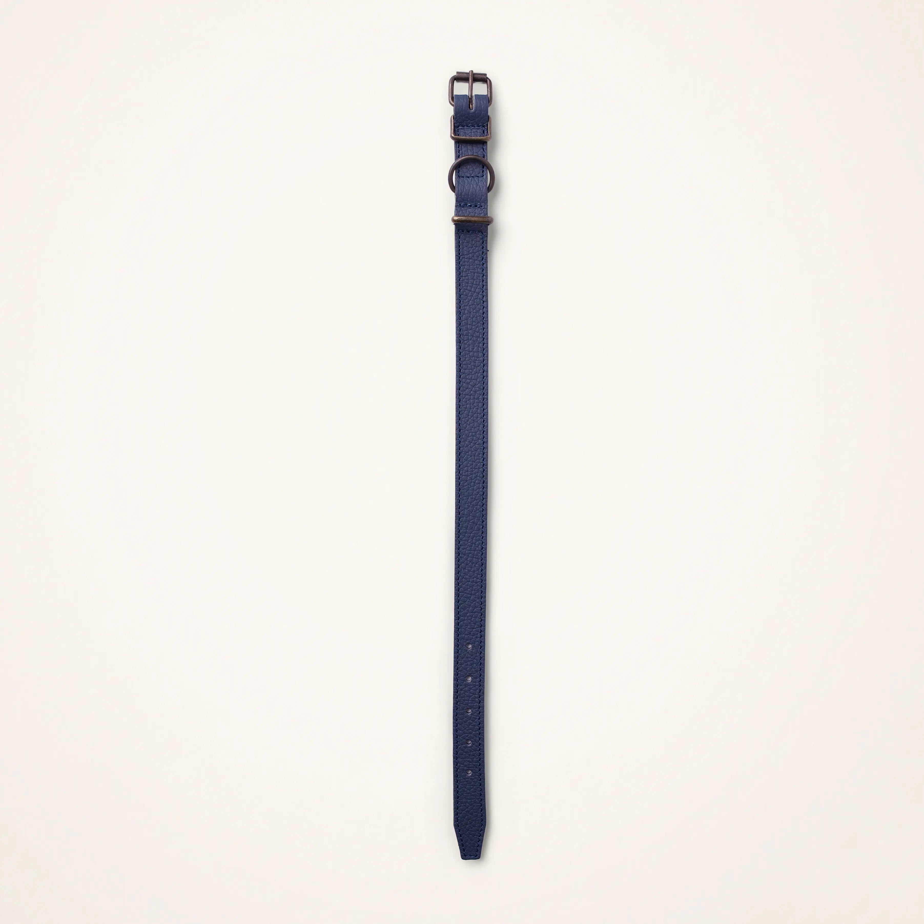 Leather-lined dog collar 30 cm