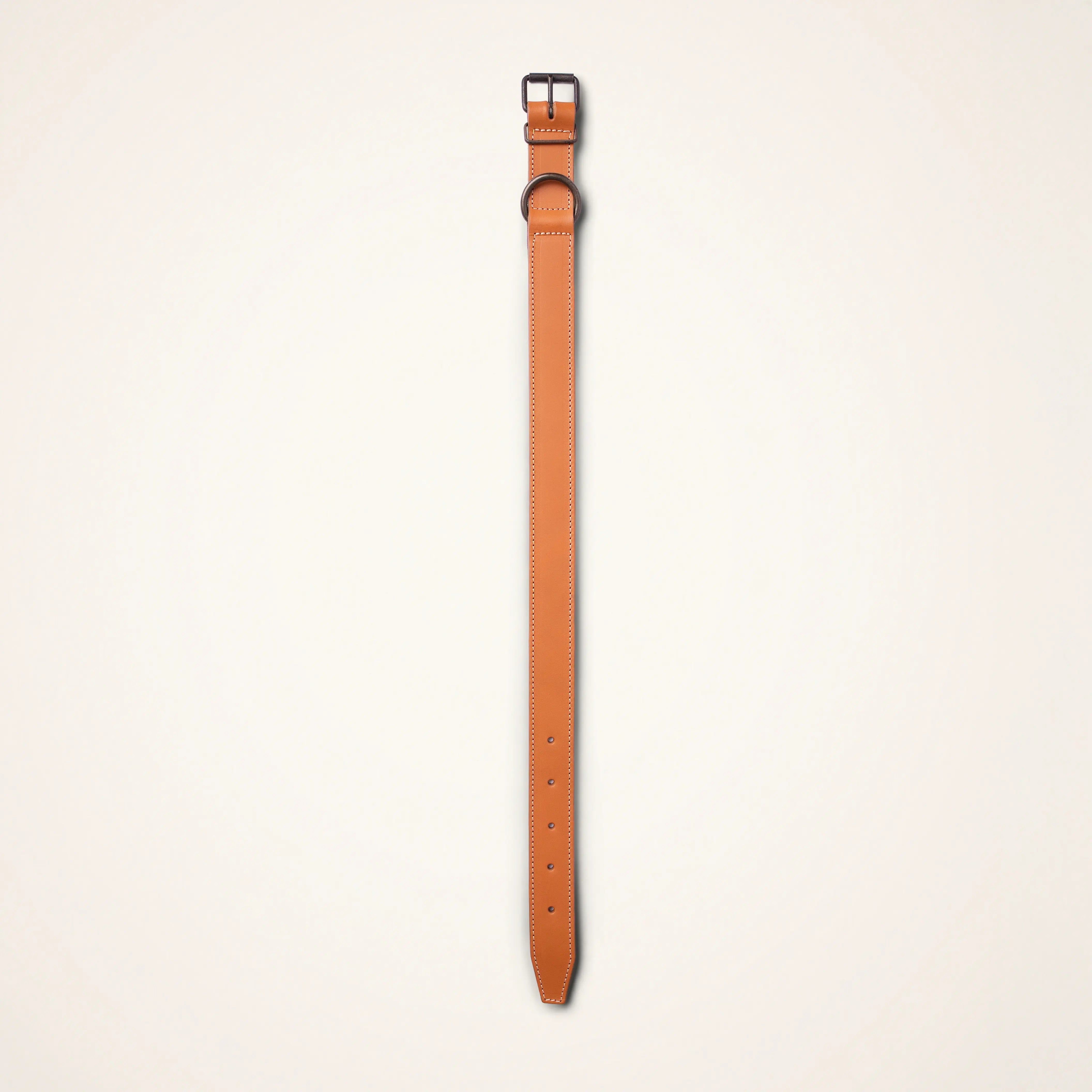 Leather-lined dog collar 30 cm