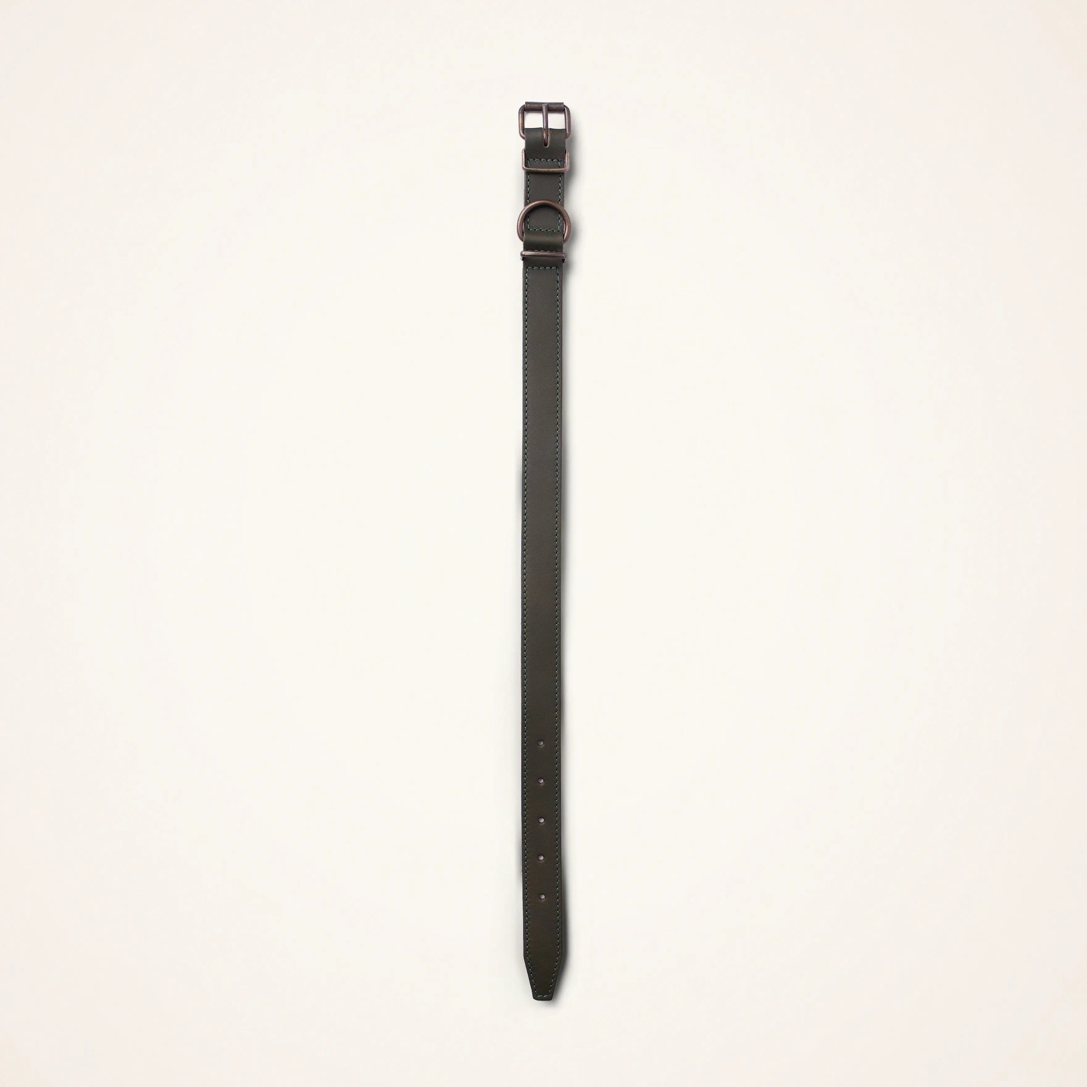 Collier cuir pour chien doublé 40 cm