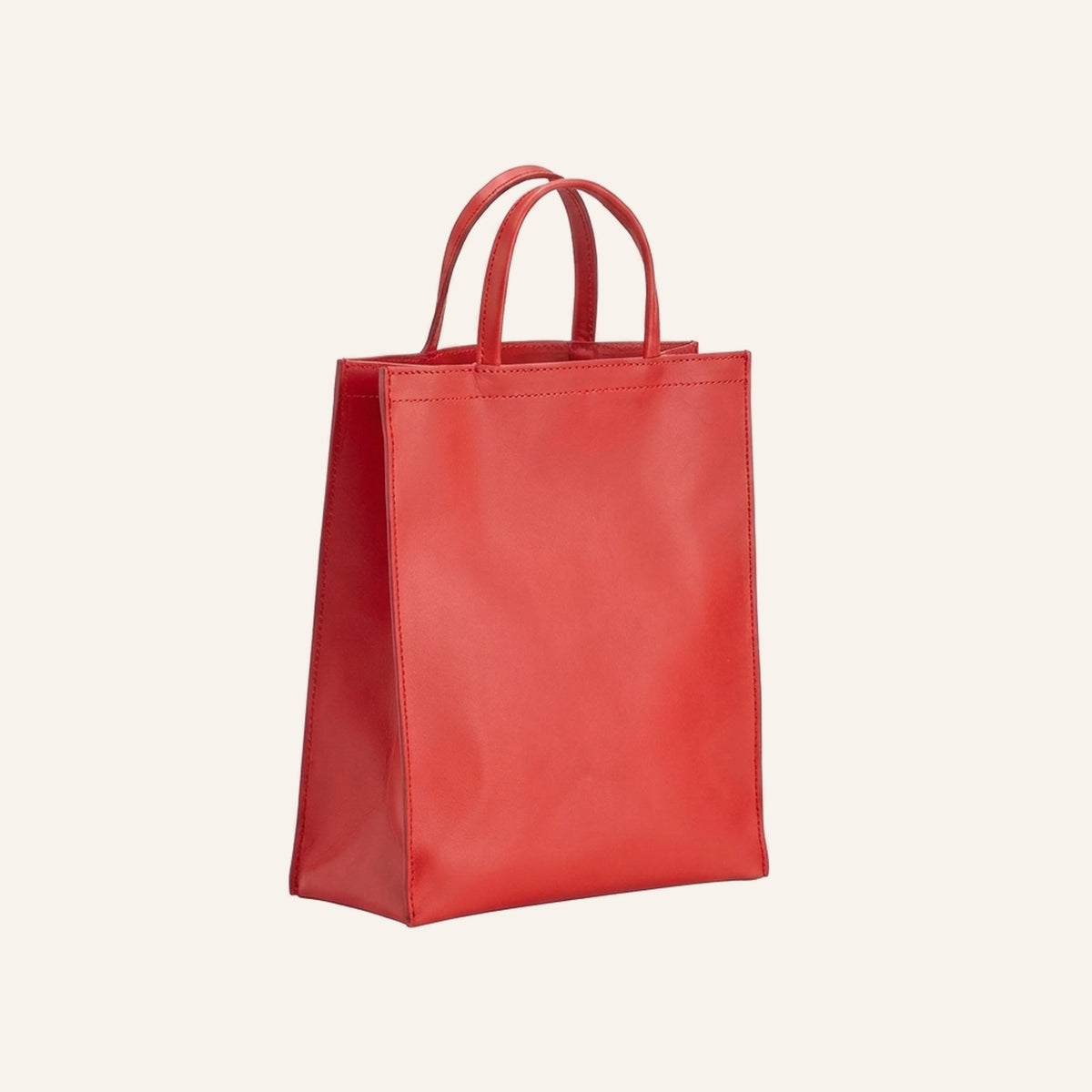 Cuir lisse Antique Rouge