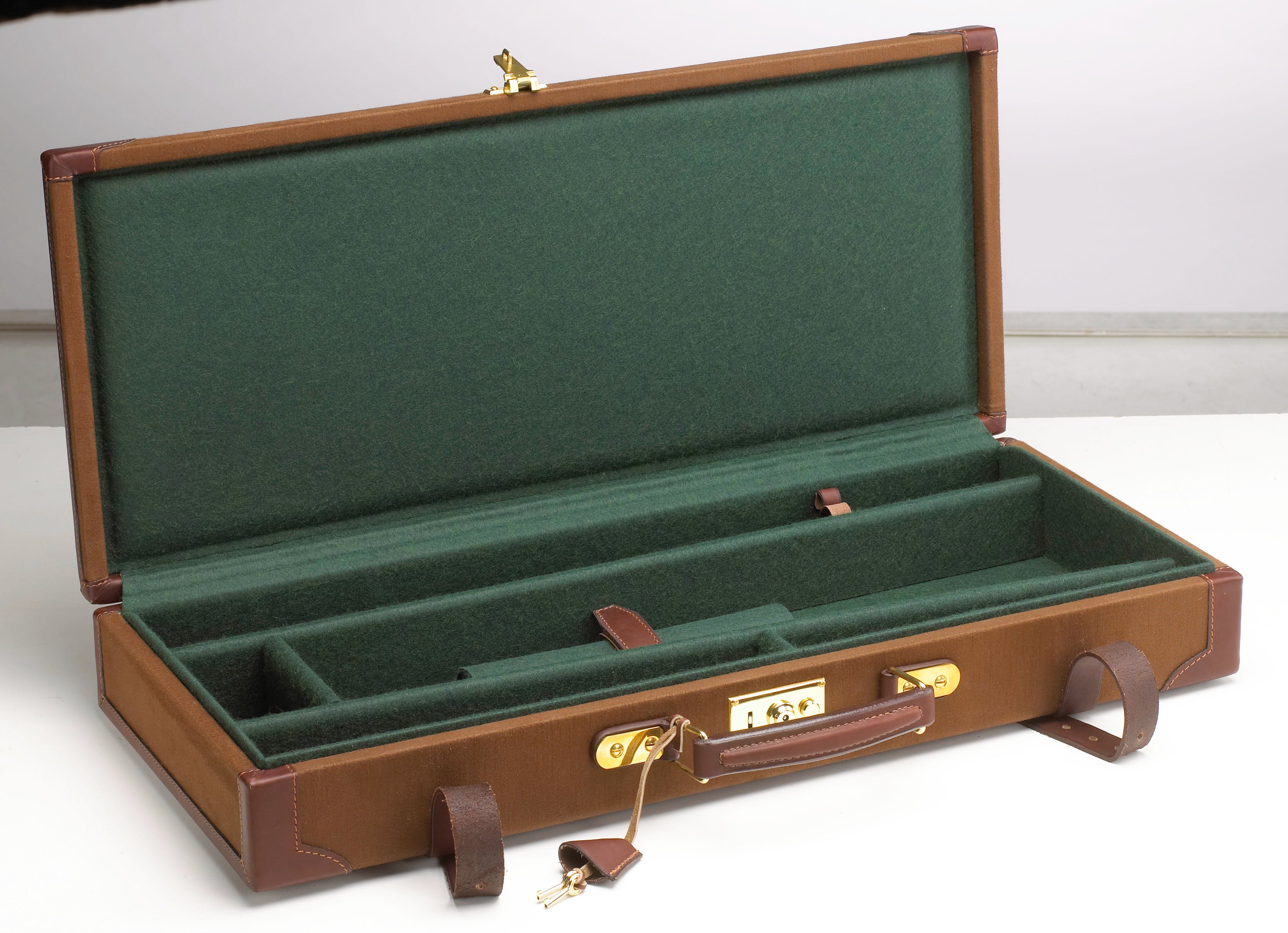 Mallette plate carabine Express en toile ou cuir
