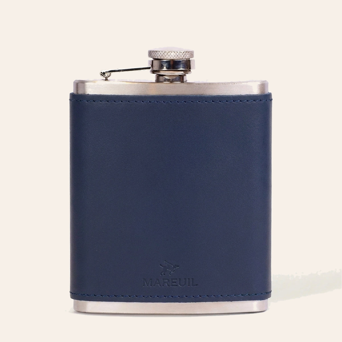 Cuir lisse Antique Marine