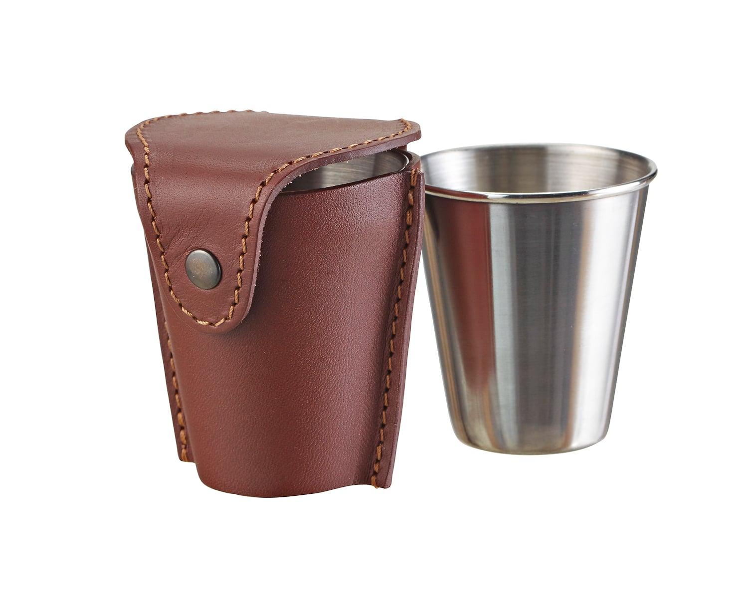 Etui 4 gobelets acier inoxydable