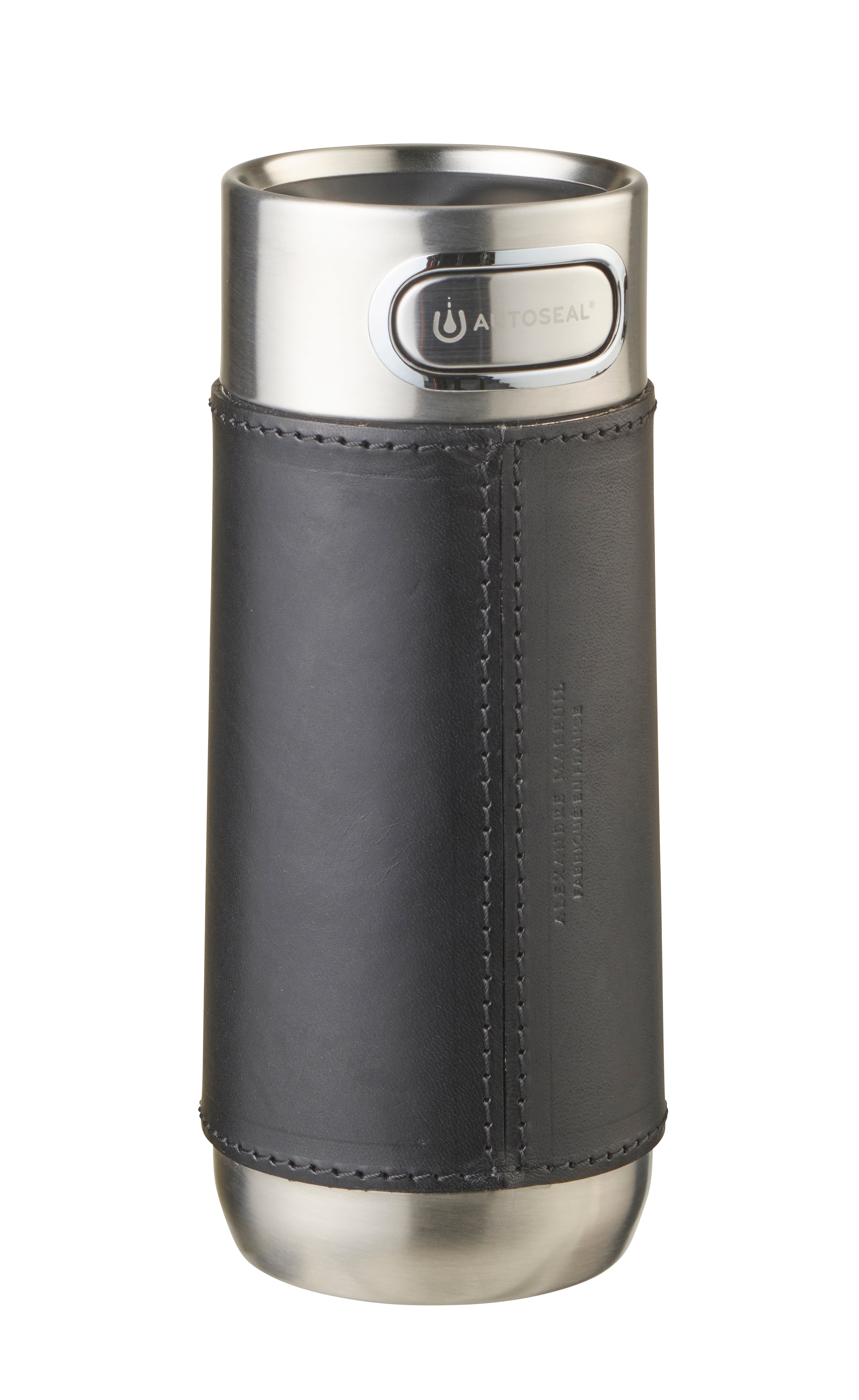 Mug isotherme gainé cuir