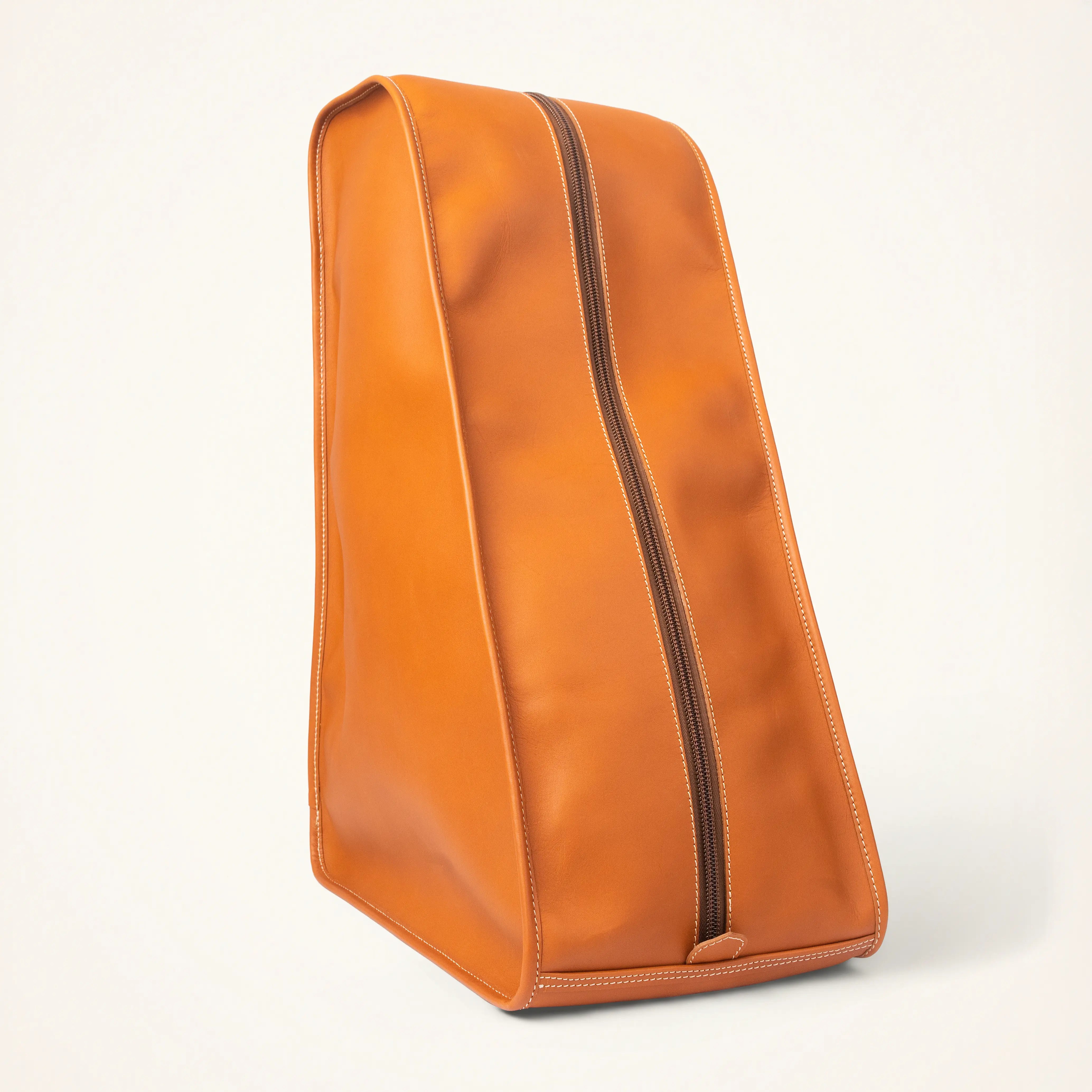 Leather boot bag