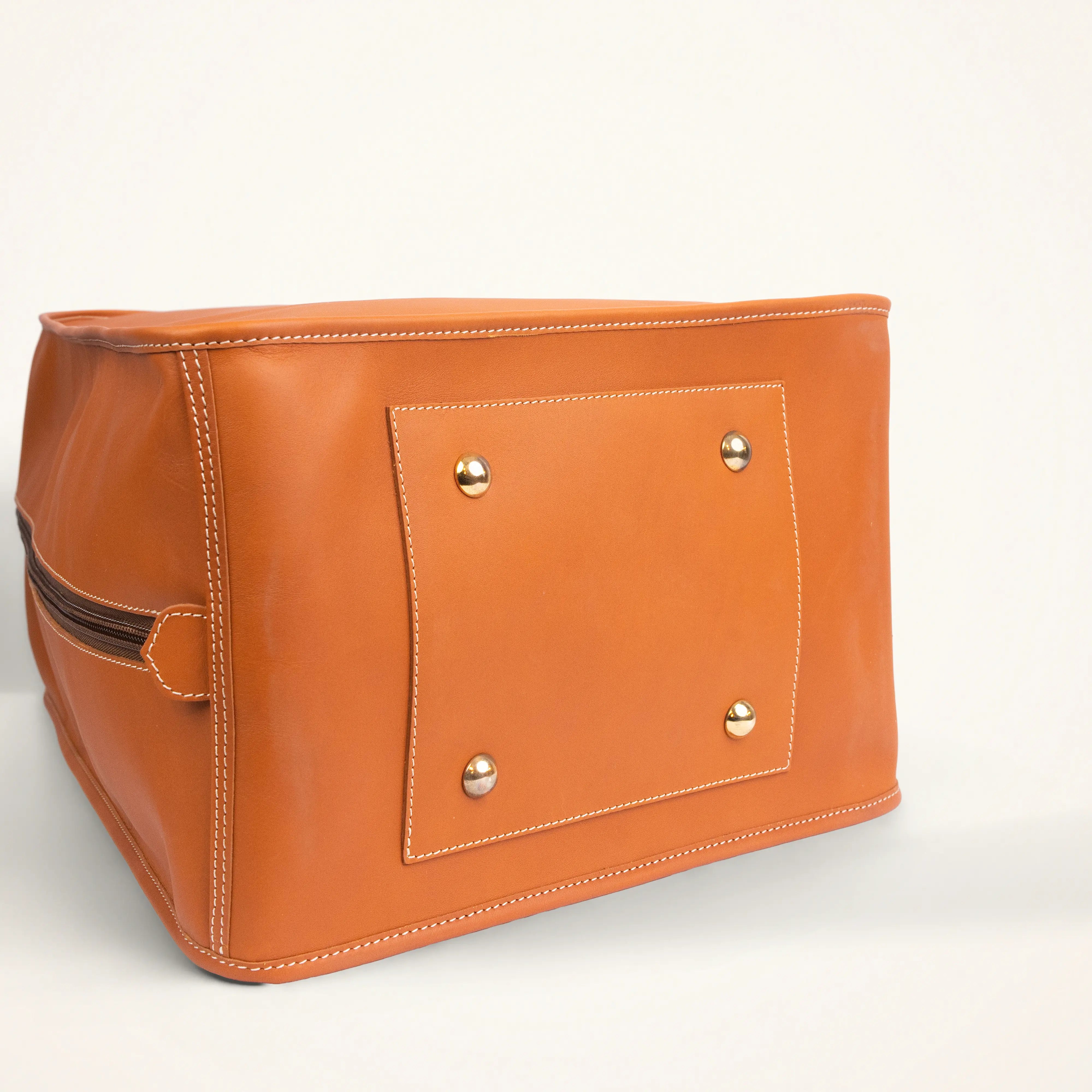 Leather boot bag