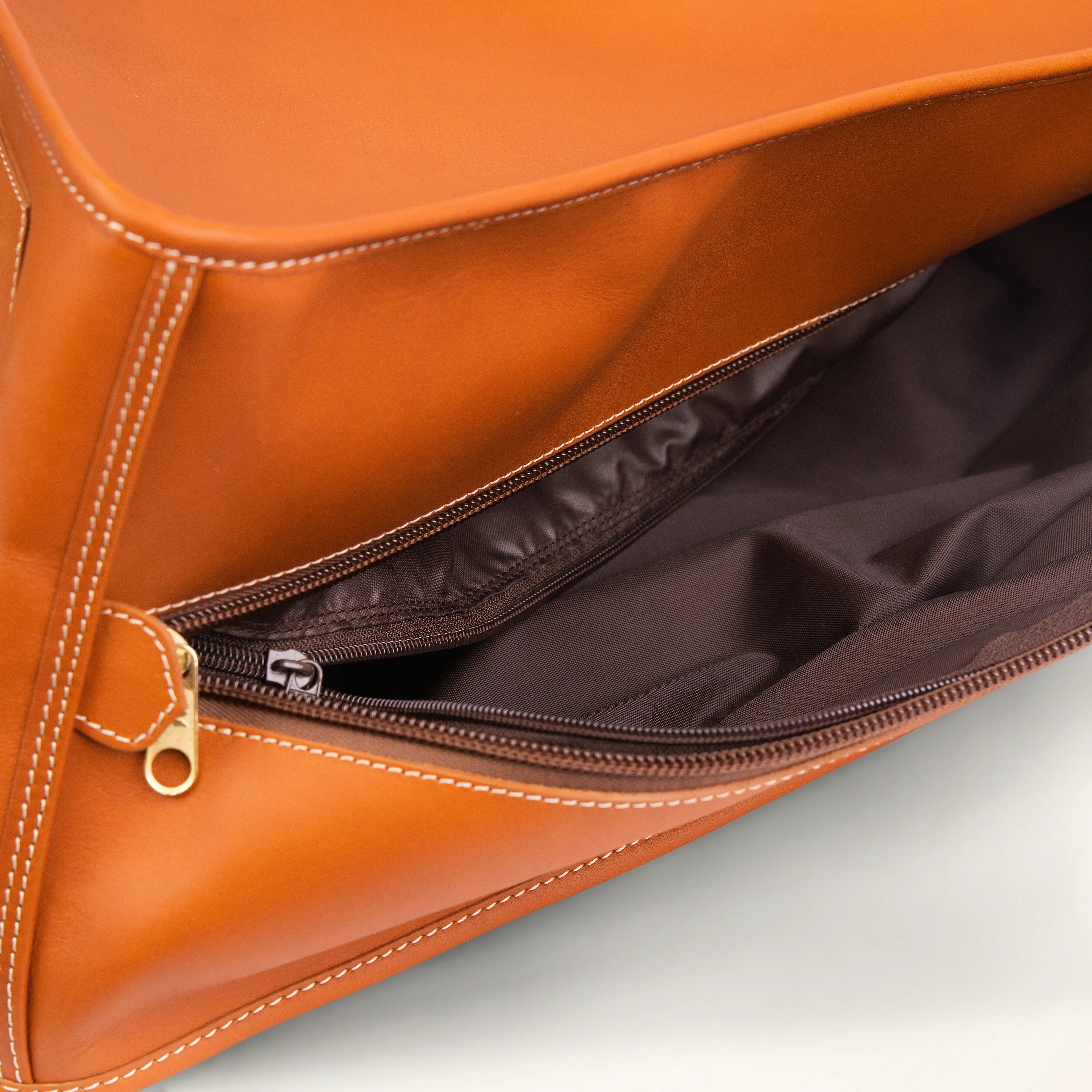 Leather boot bag