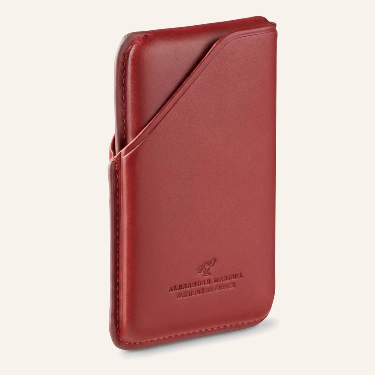 Cuir lisse Antique Rouge