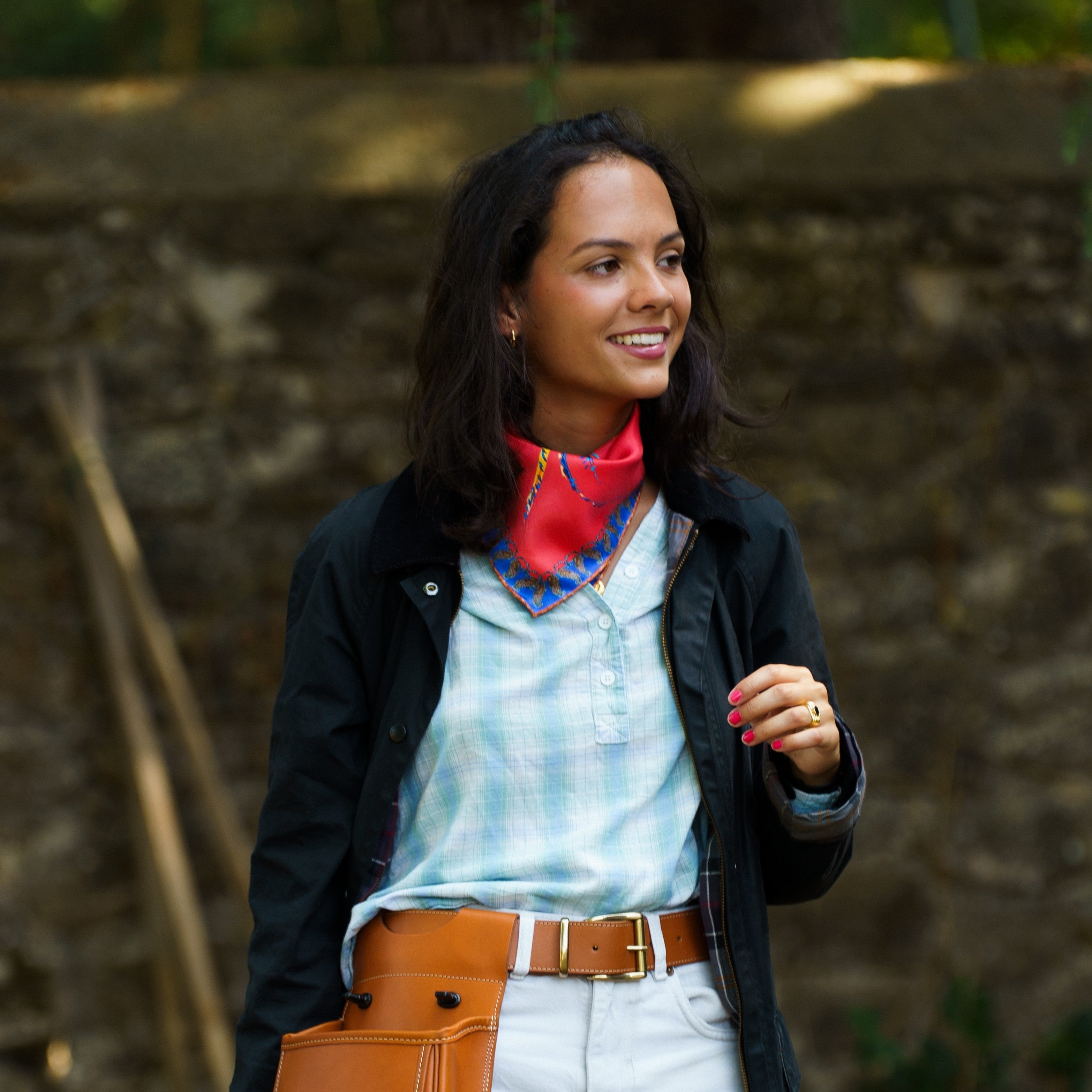 Foulard soie carré 45 cm