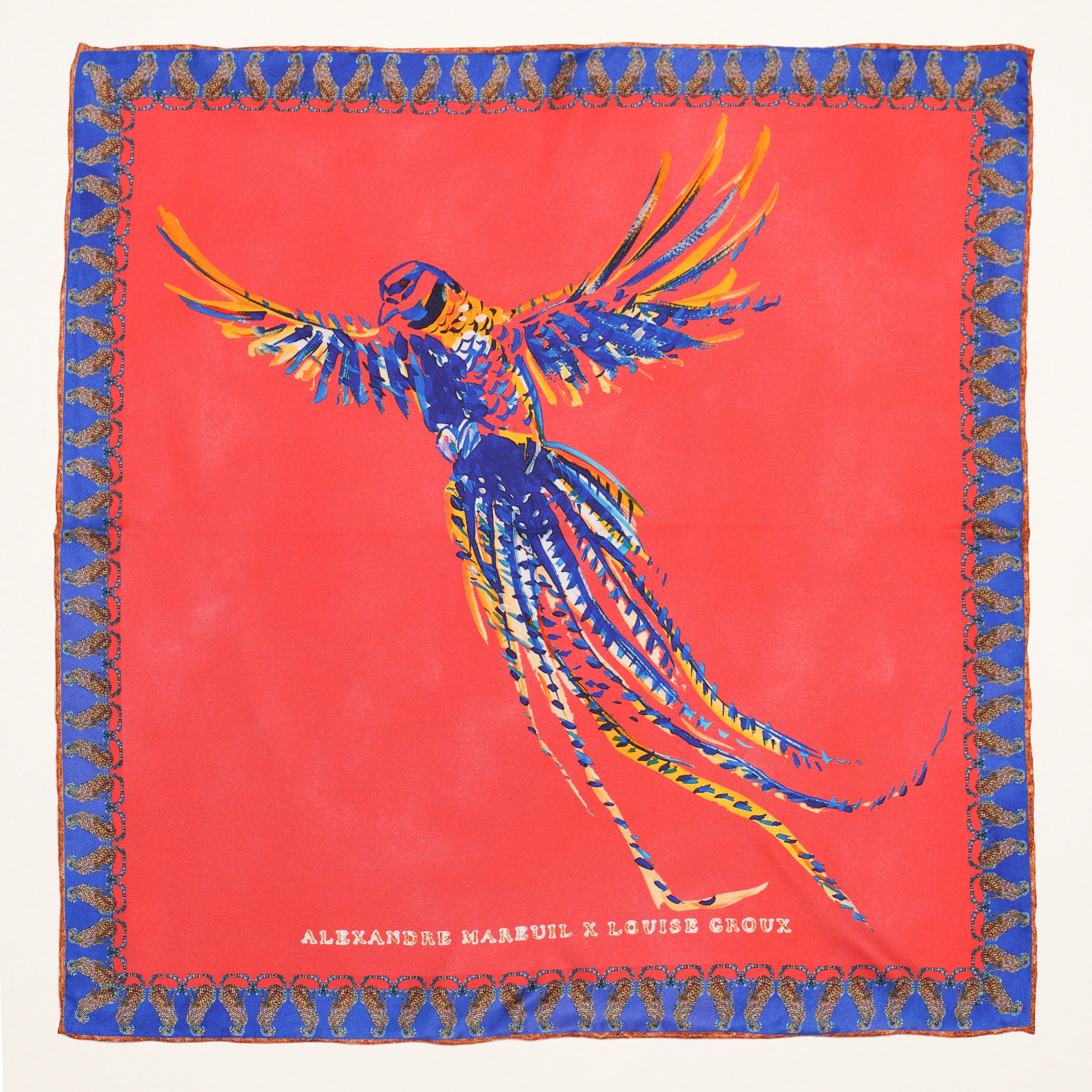Foulard soie carré 45 cm