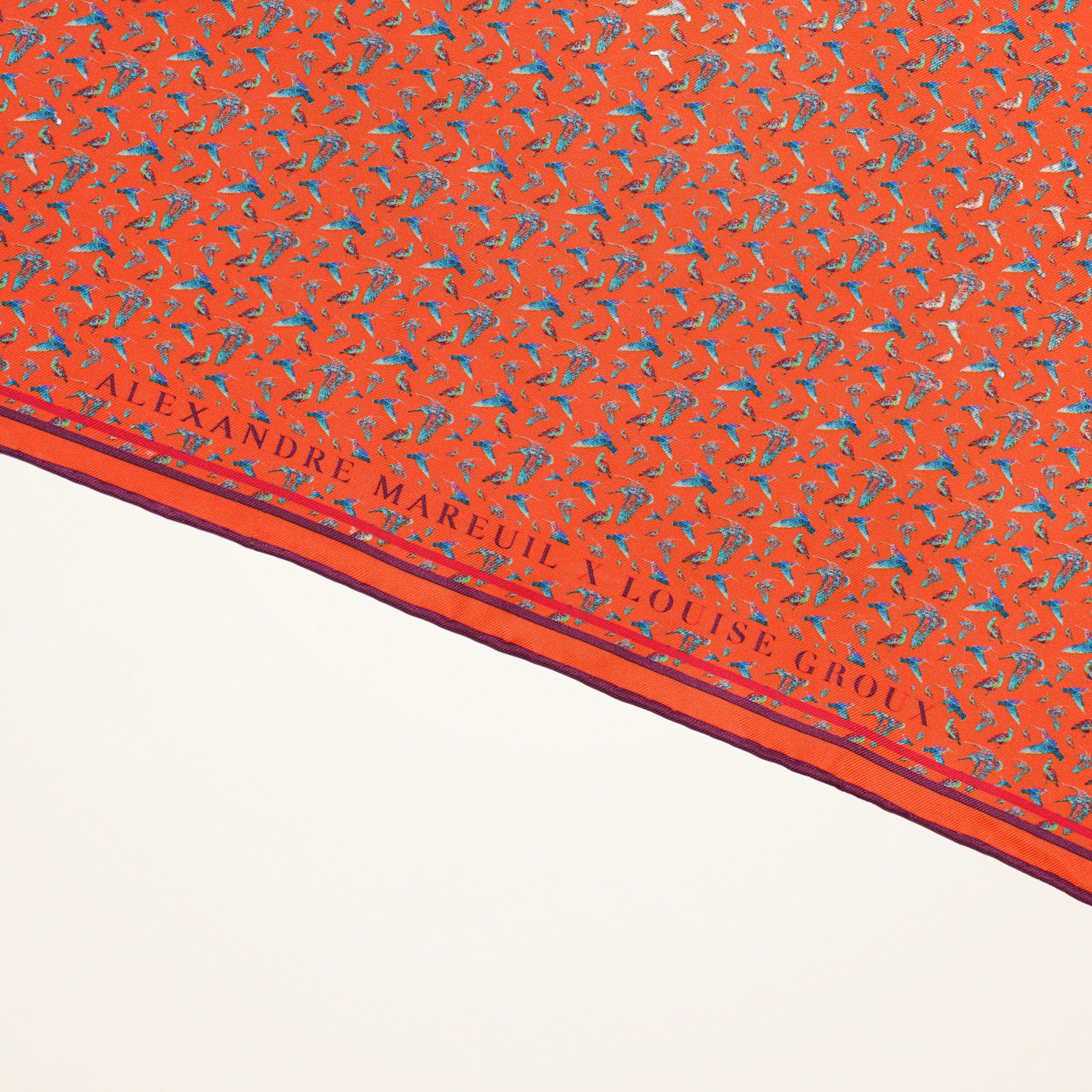 Foulard soie carré 40 cm