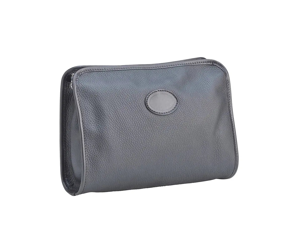Trousse de toilette en cuir