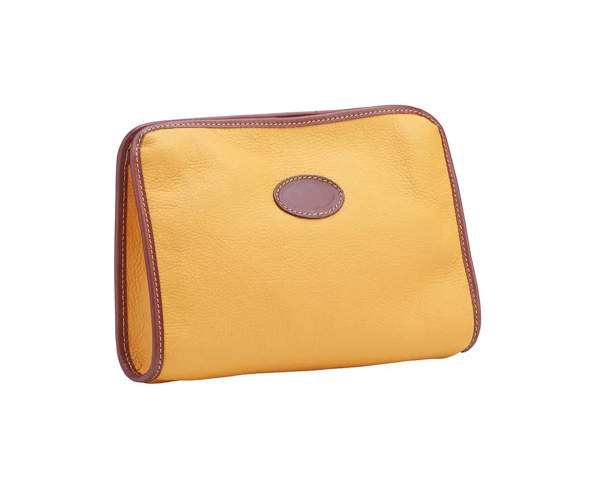 Trousse de toilette en cuir