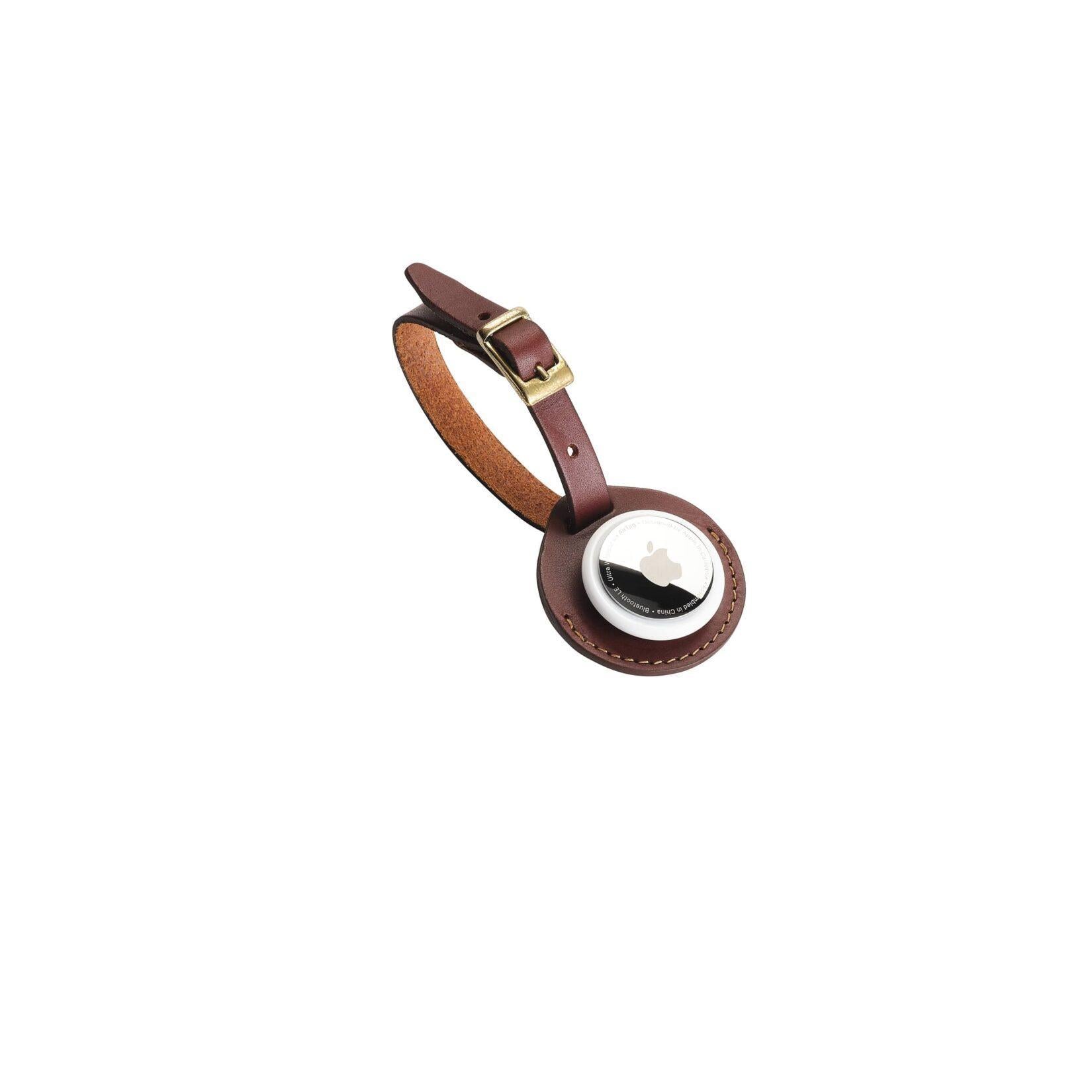 Porte AirTag en cuir