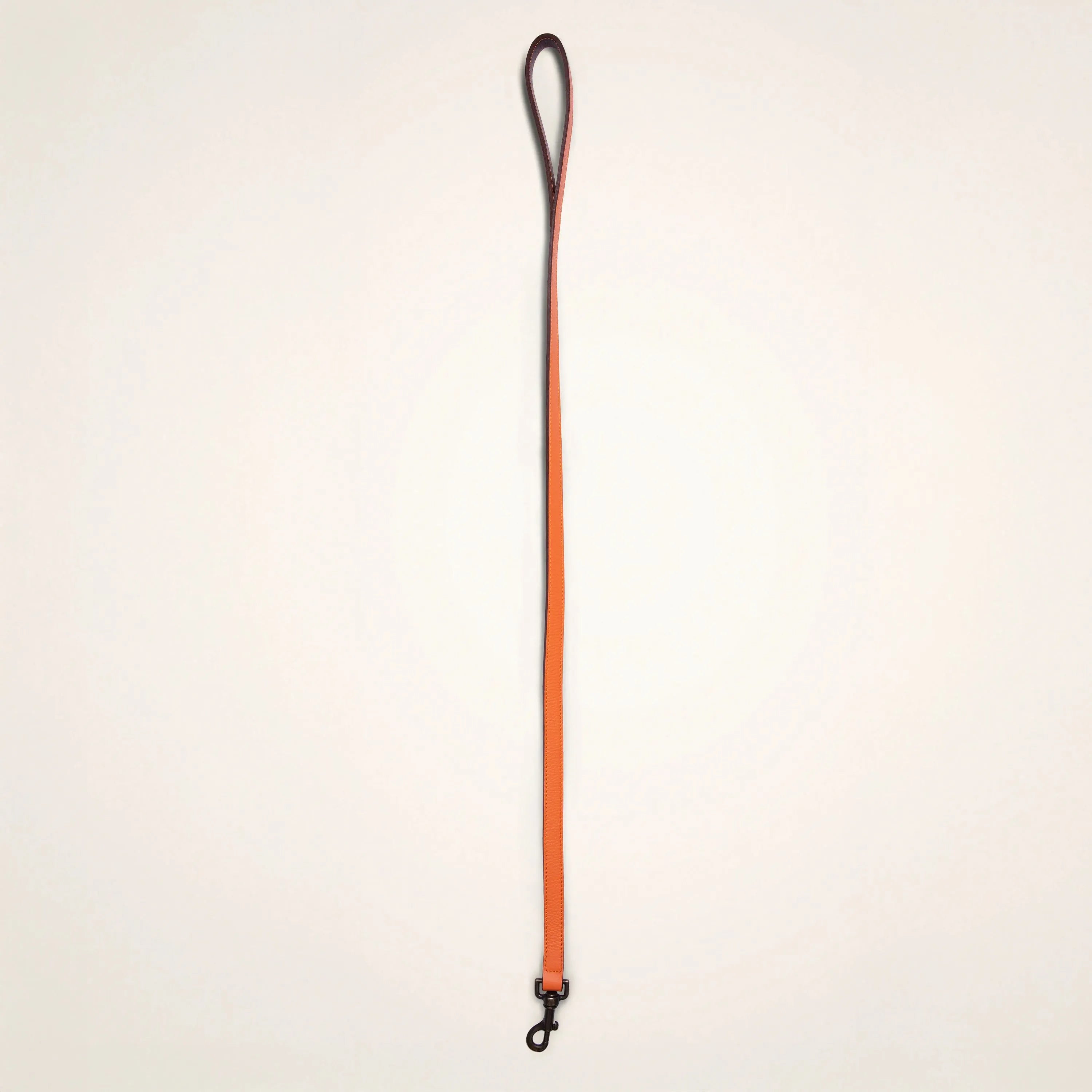 Correa de cuero de 95 cm con mosquetón