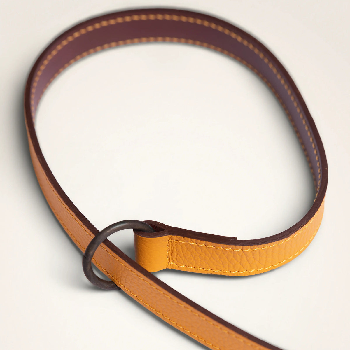 Correa de cuero para collar 100 cm