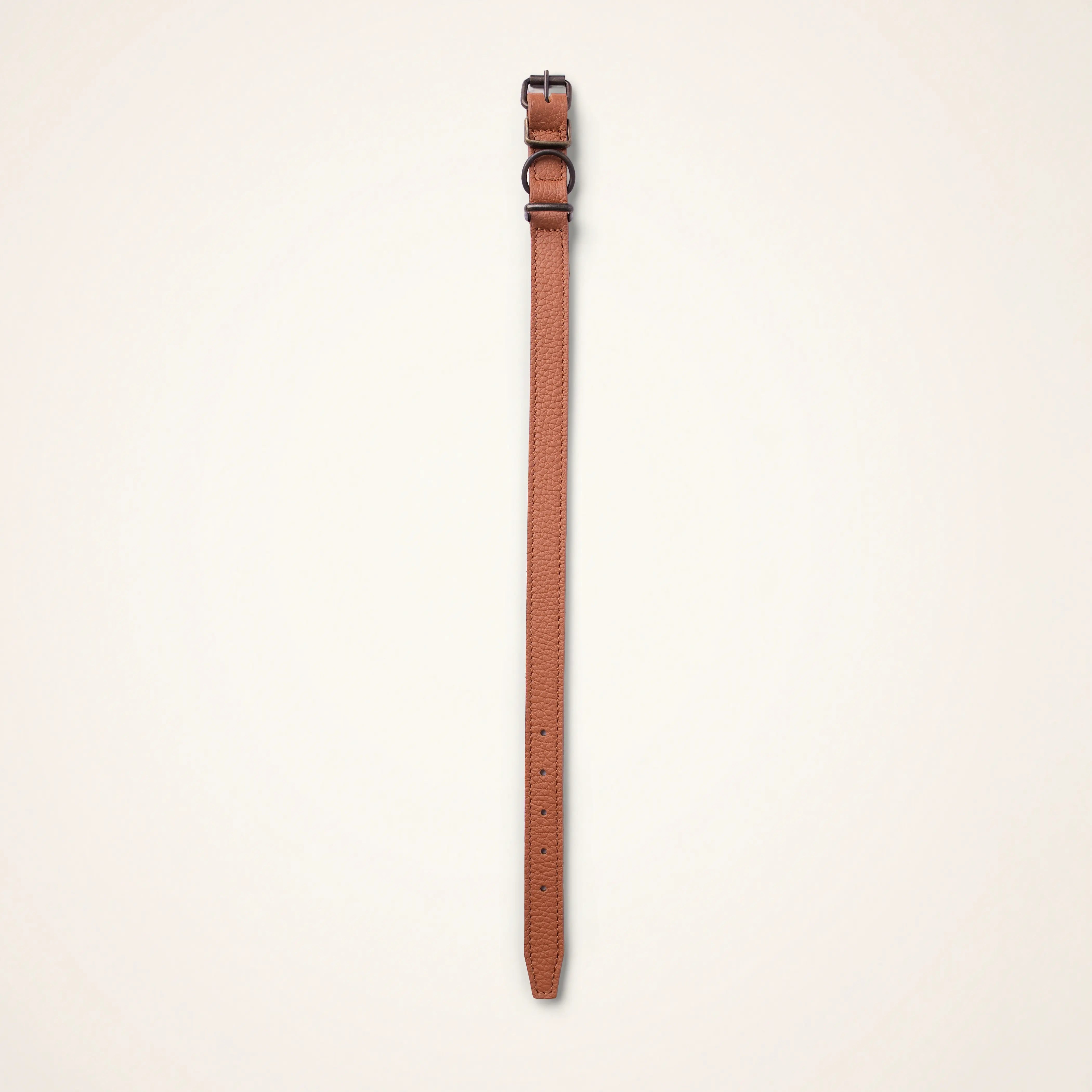 Leather-lined dog collar 30 cm