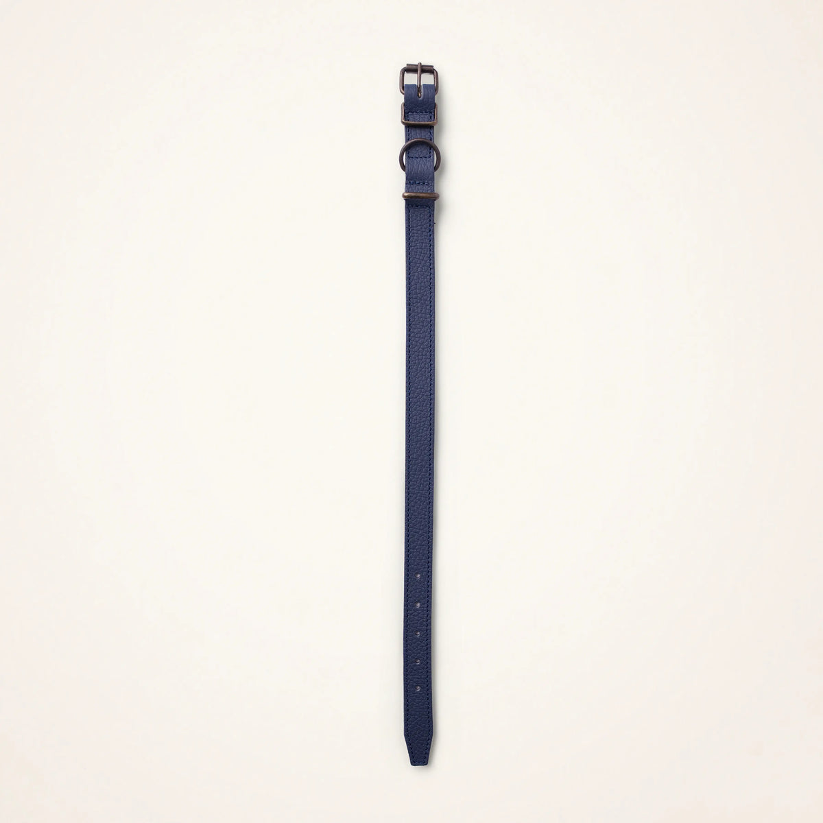 Leather-lined dog collar 30 cm