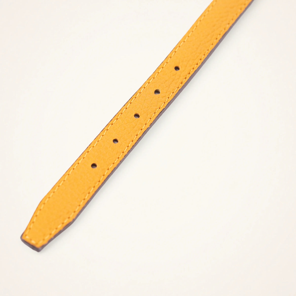 Leather-lined dog collar 30 cm
