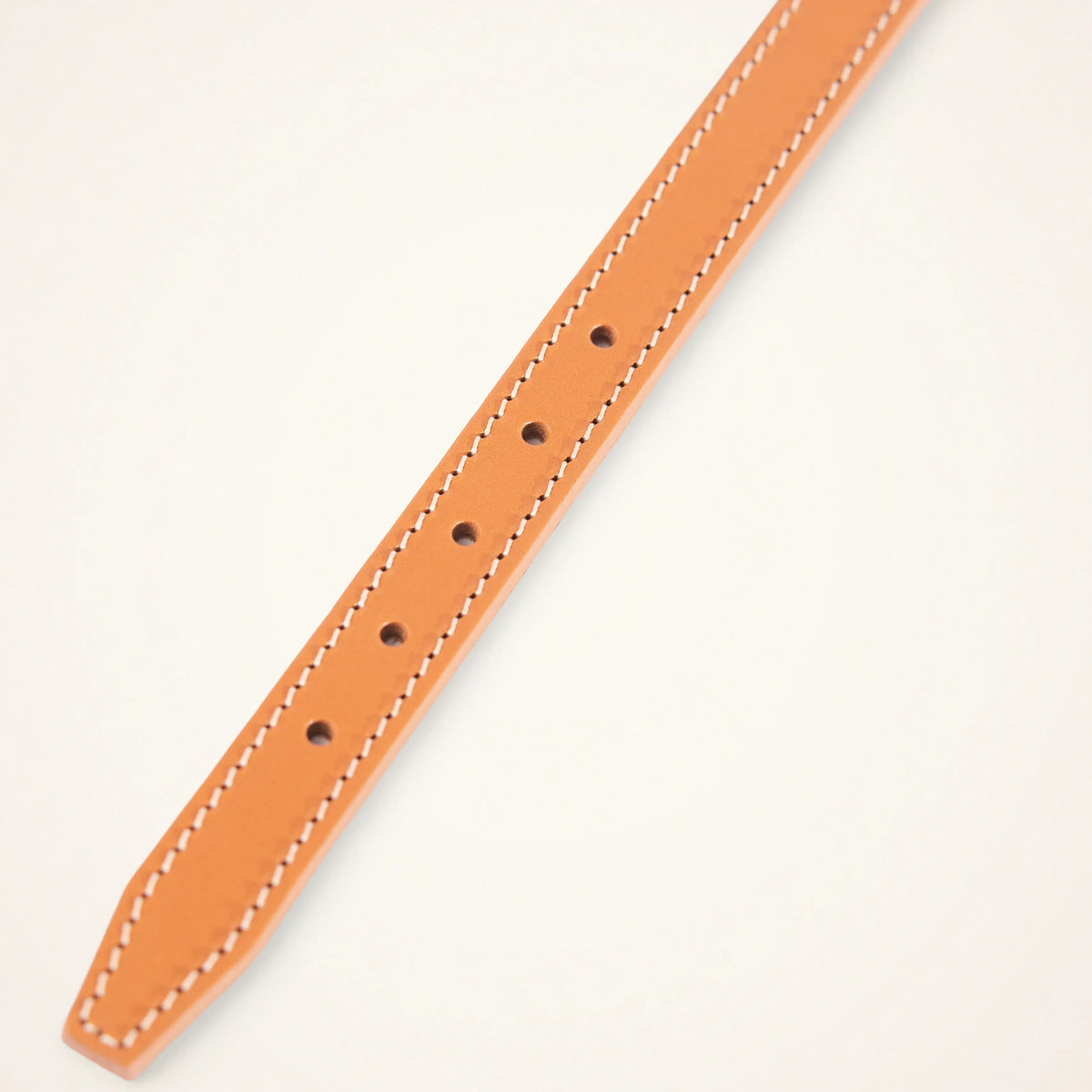 Leather-lined dog collar 30 cm