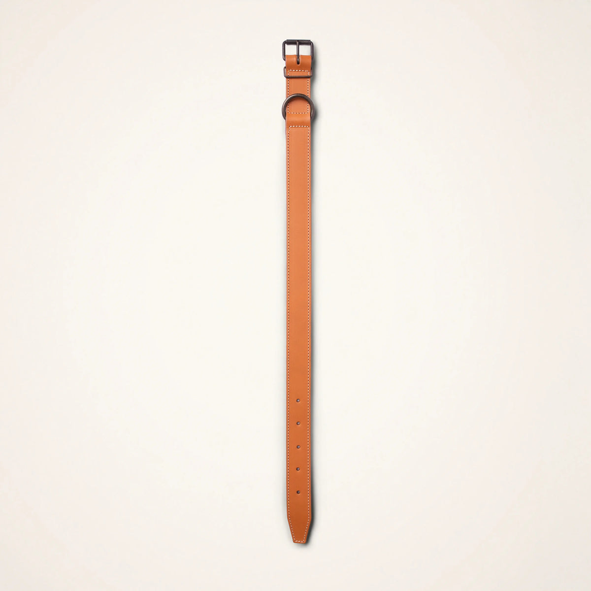Leather-lined dog collar 30 cm