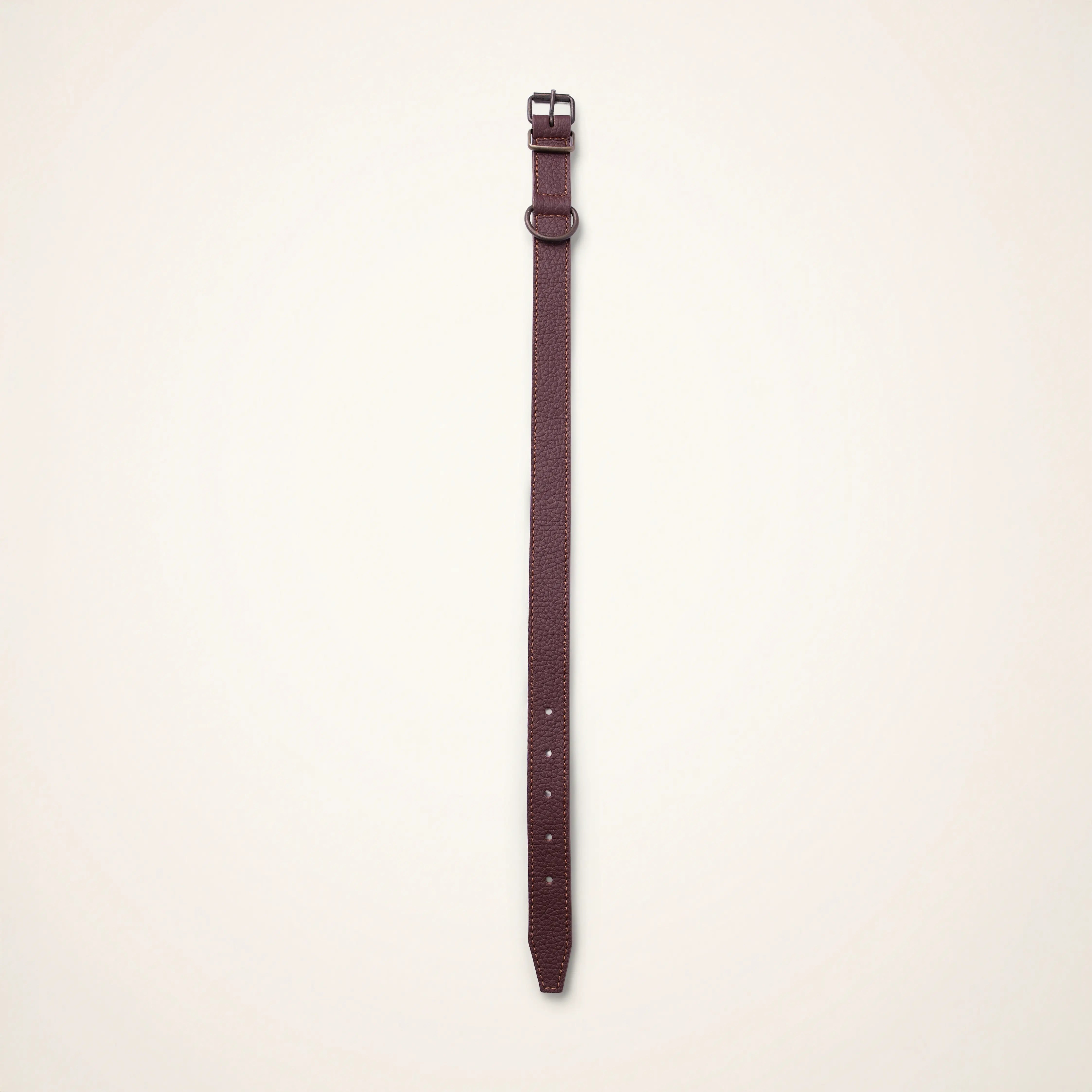 Collier cuir pour chien doublé 40 cm