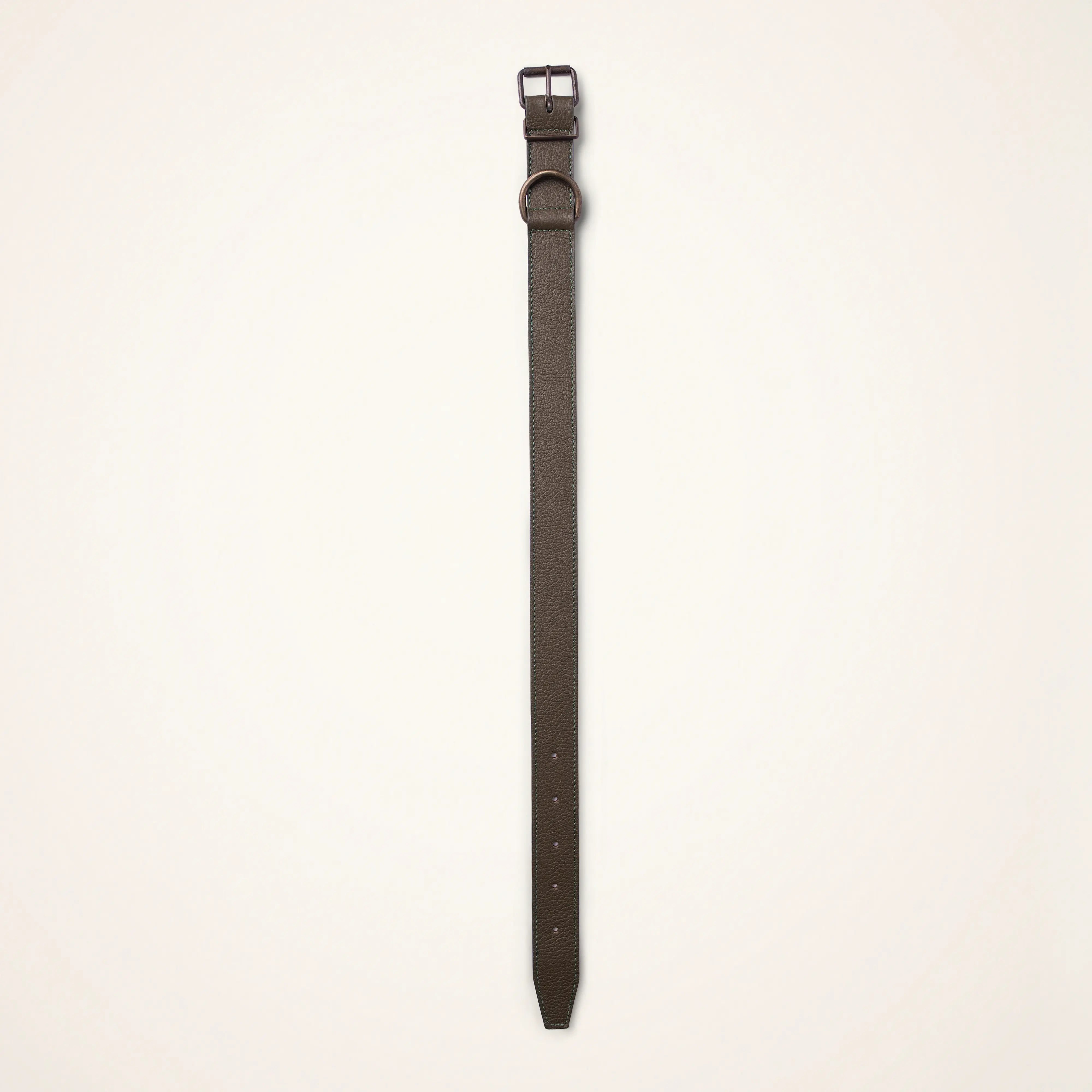 Collier cuir pour chien doublé 40 cm